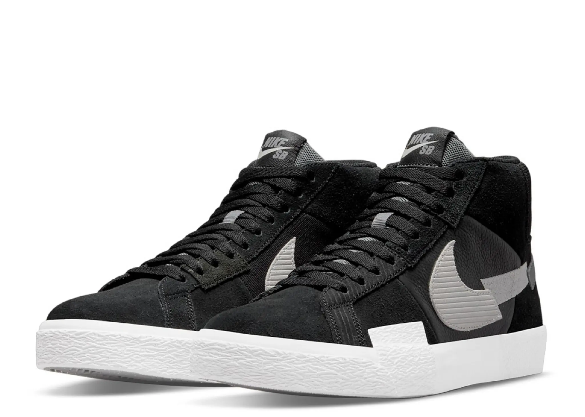 Nike SB Blazer Mid Mosaic Black Grey - photo 2