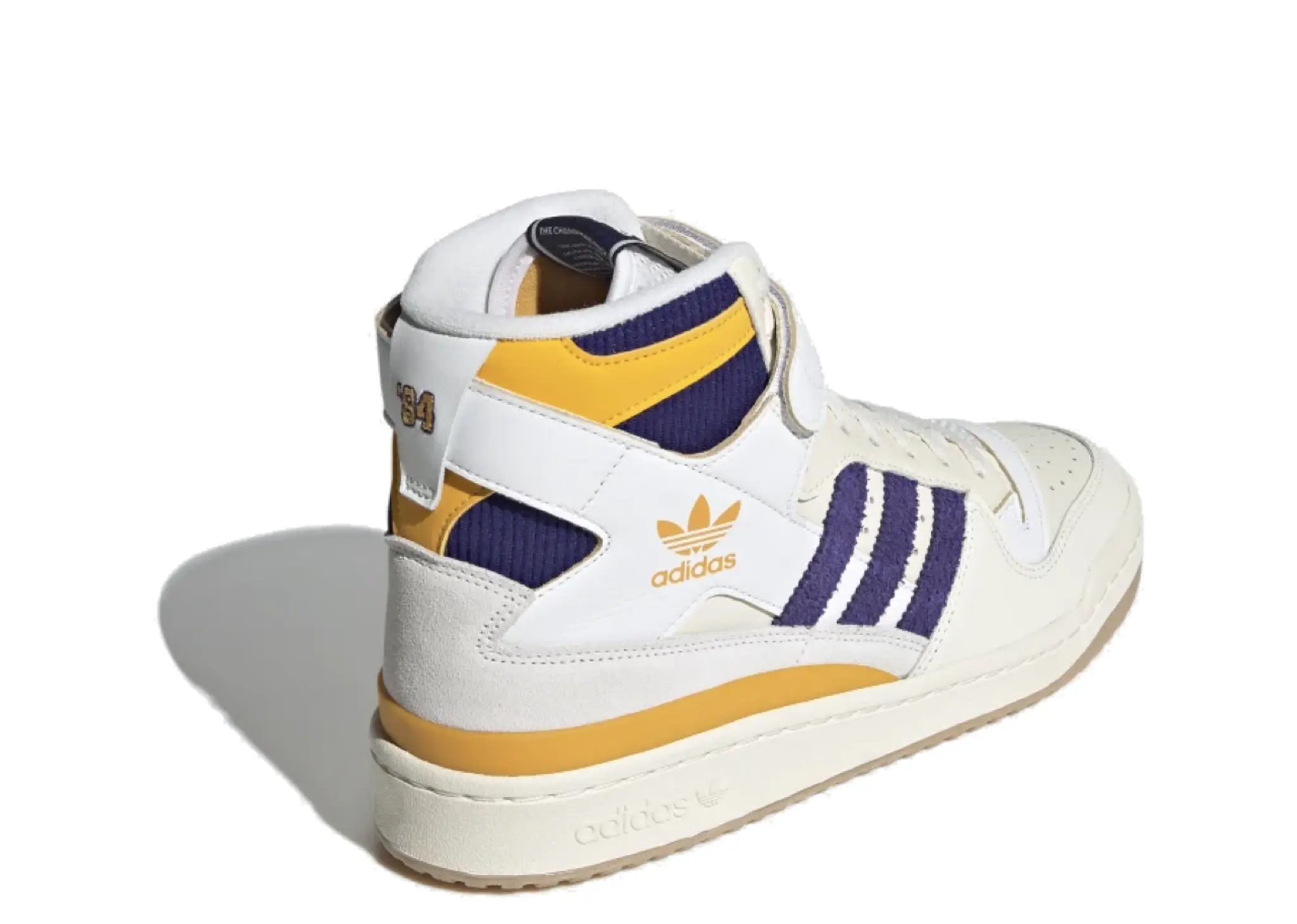 Adidas Forum 84 High Collegiate Purple Collegiate Gold - photo 3