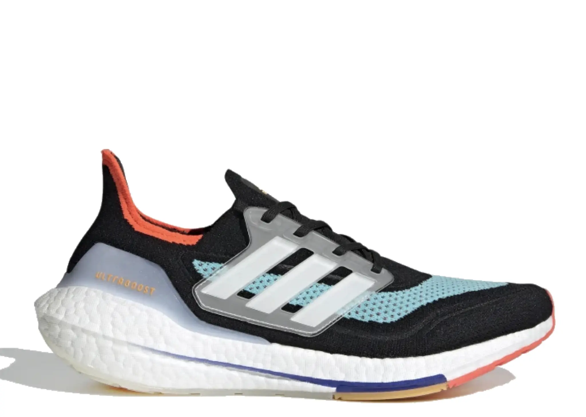 Adidas Ultra Boost 21 Black Pulse Aqua