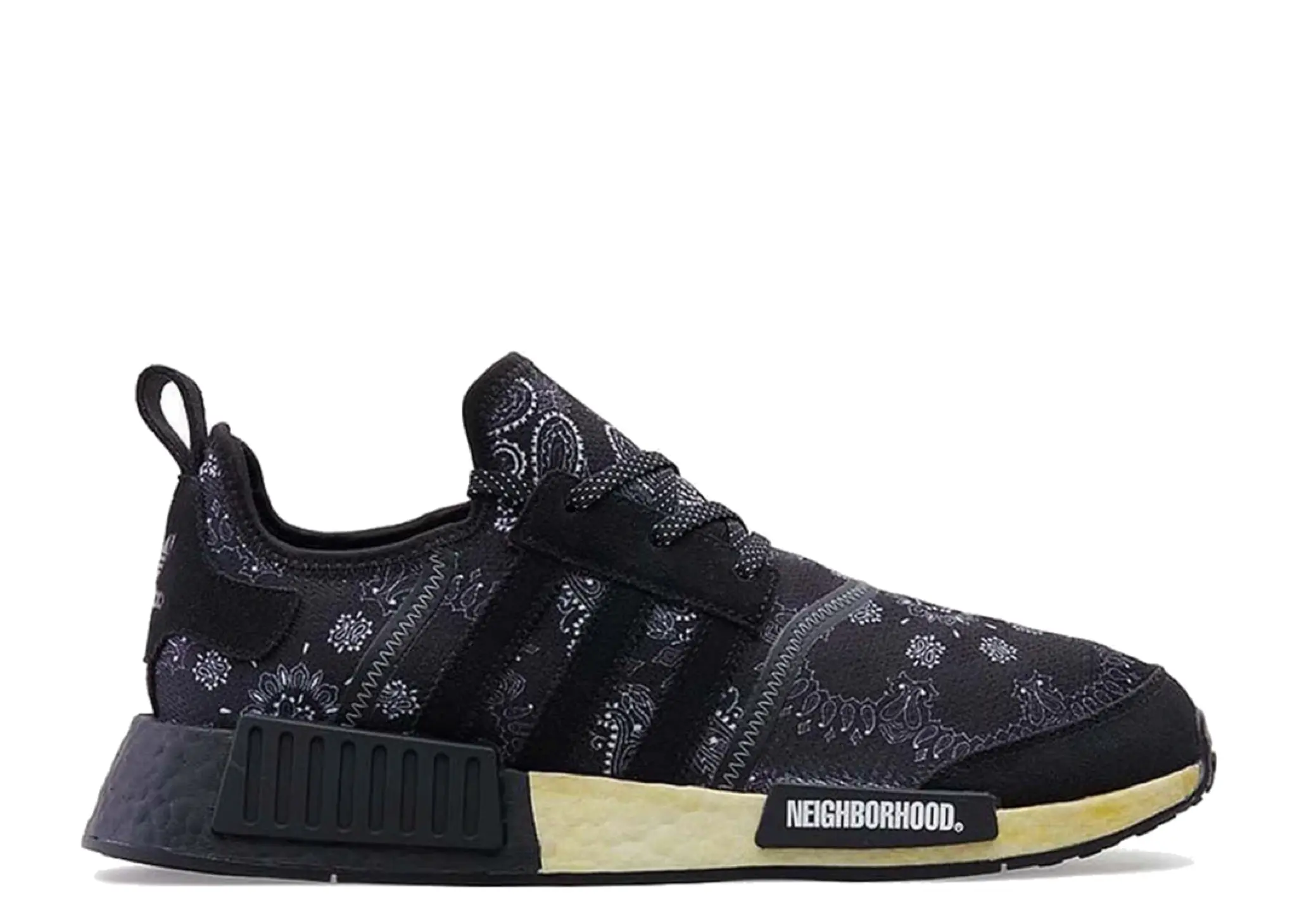 Adidas NMD R1 Neighborhood Paisley Black