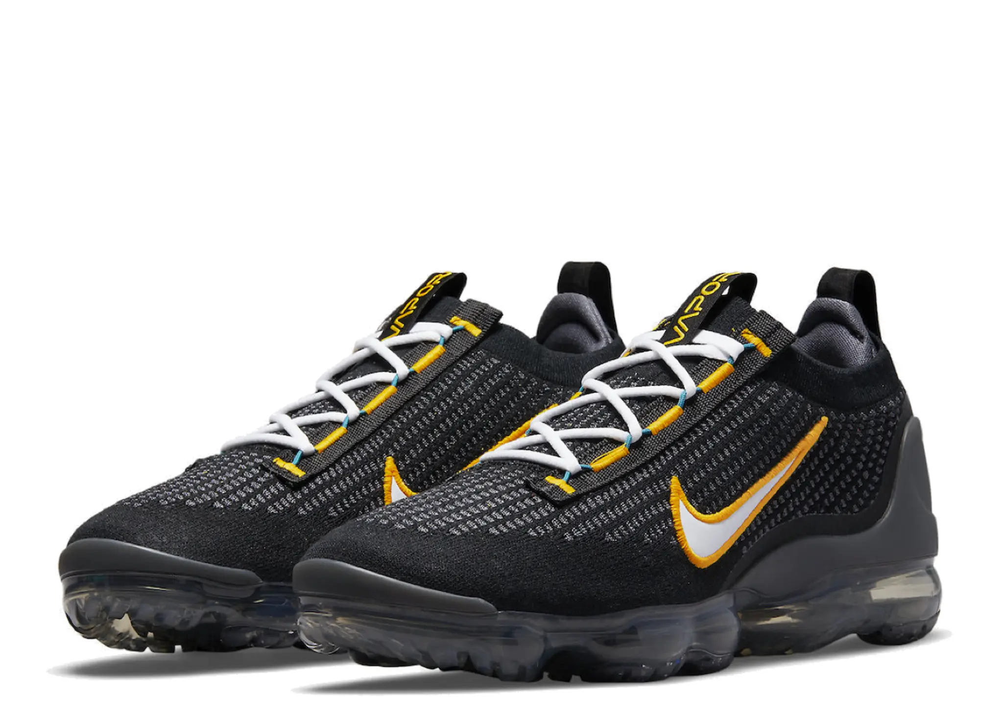Nike Air VaporMax 2021 FK Black University Gold - photo 2