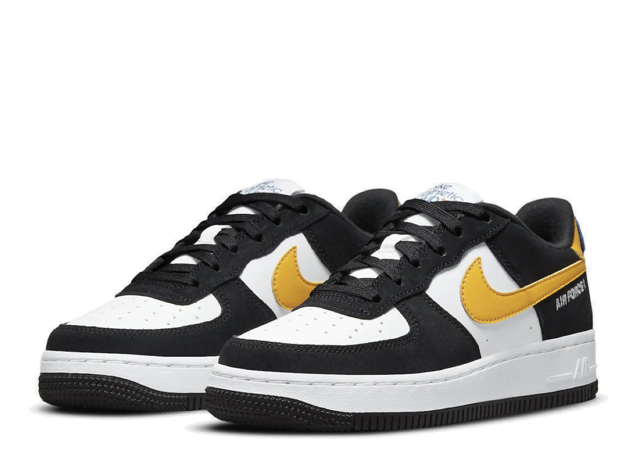 Nike Air Force 1 Low Athletic Club Black University Gold (Grade School) - photo 2