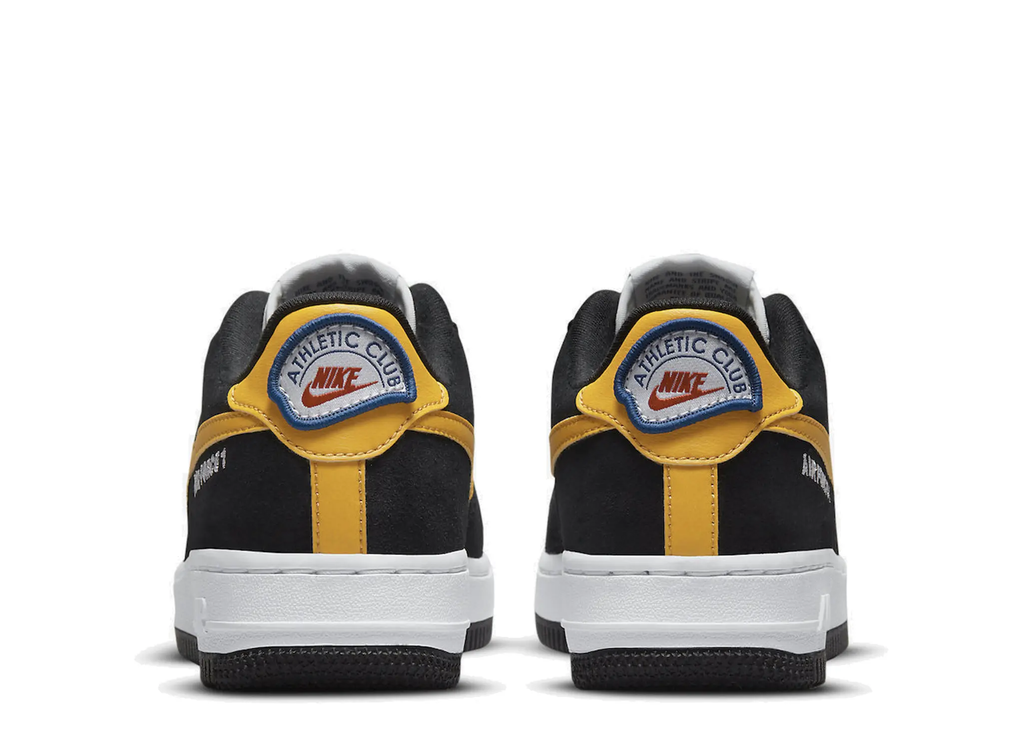 Nike Air Force 1 Low Athletic Club Black University Gold (Grade School) - photo 3