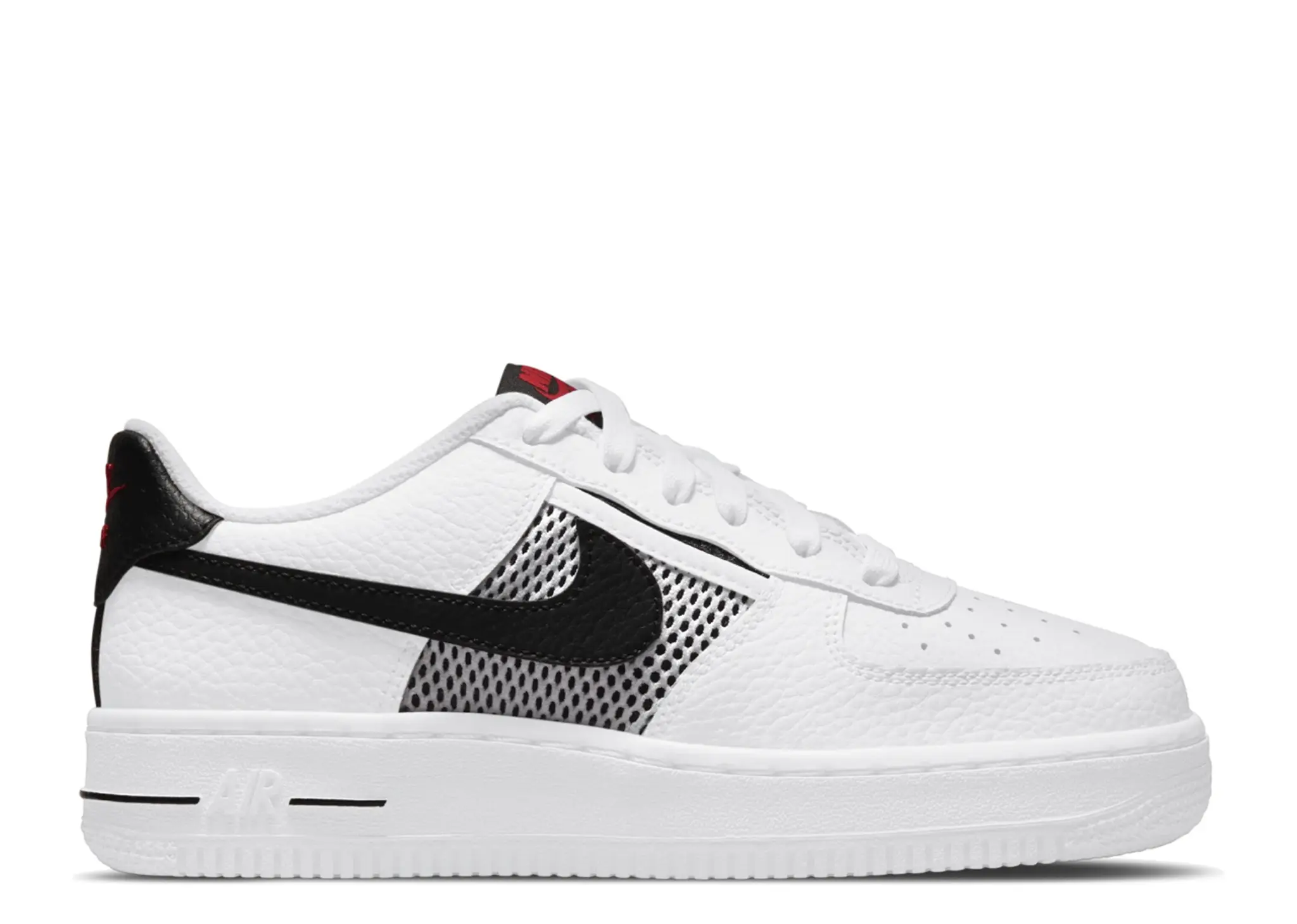 Nike Air Force 1 LV8 Mesh Pocket White (Grade School)