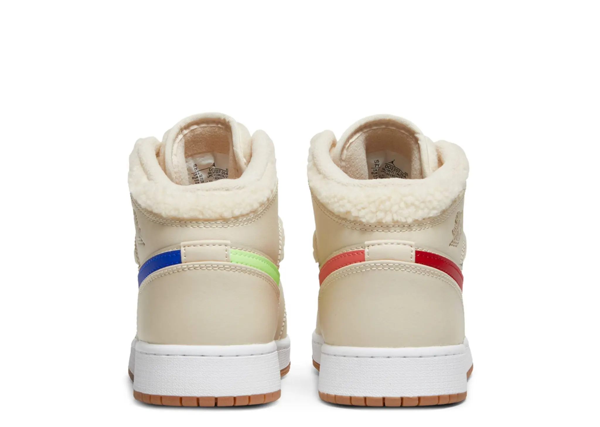 Air Jordan 1 Mid Fleece Pearl White (Grade School) - photo 3