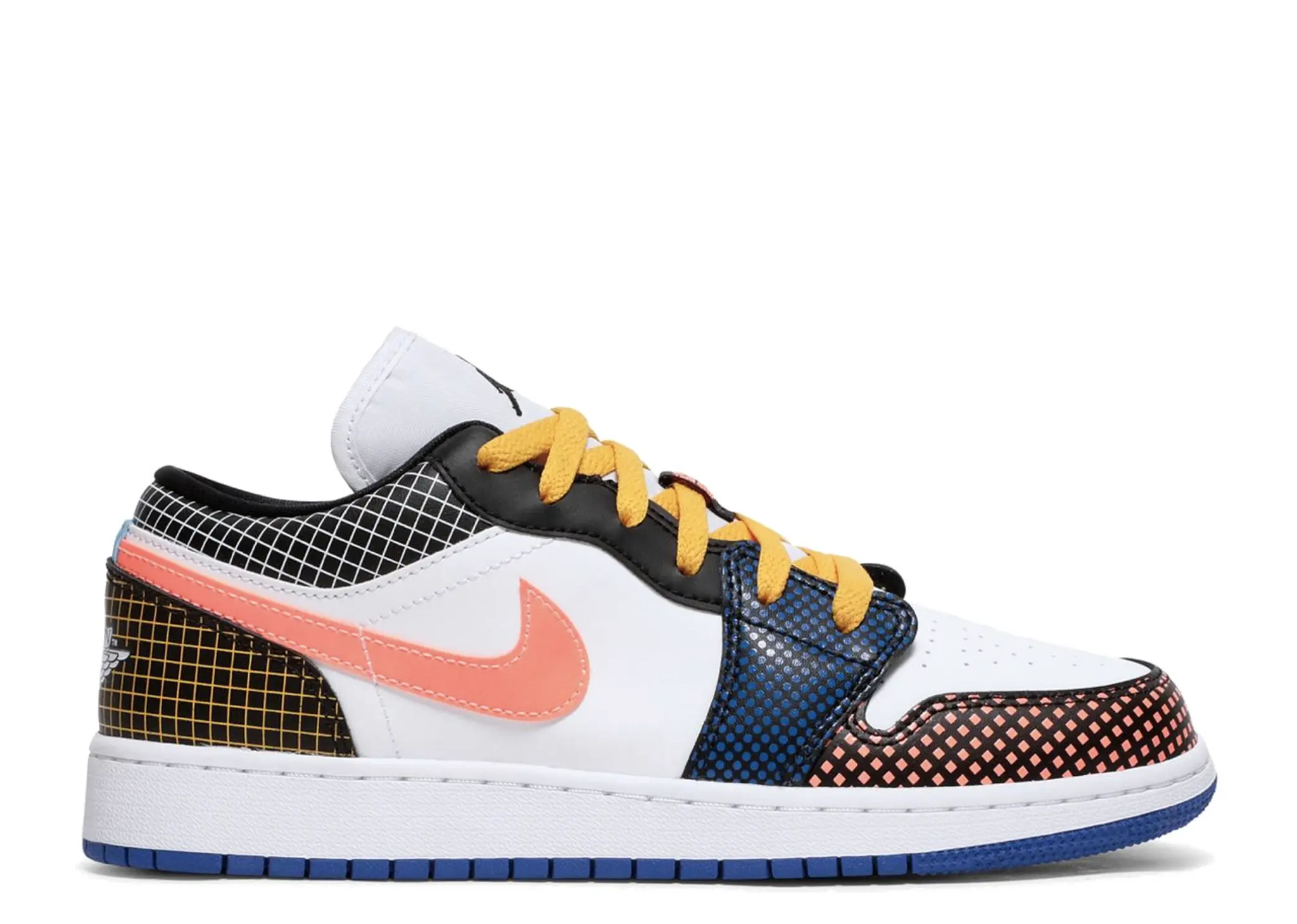 Air Jordan 1 Low MMD Multicolor Grid (Grade School)