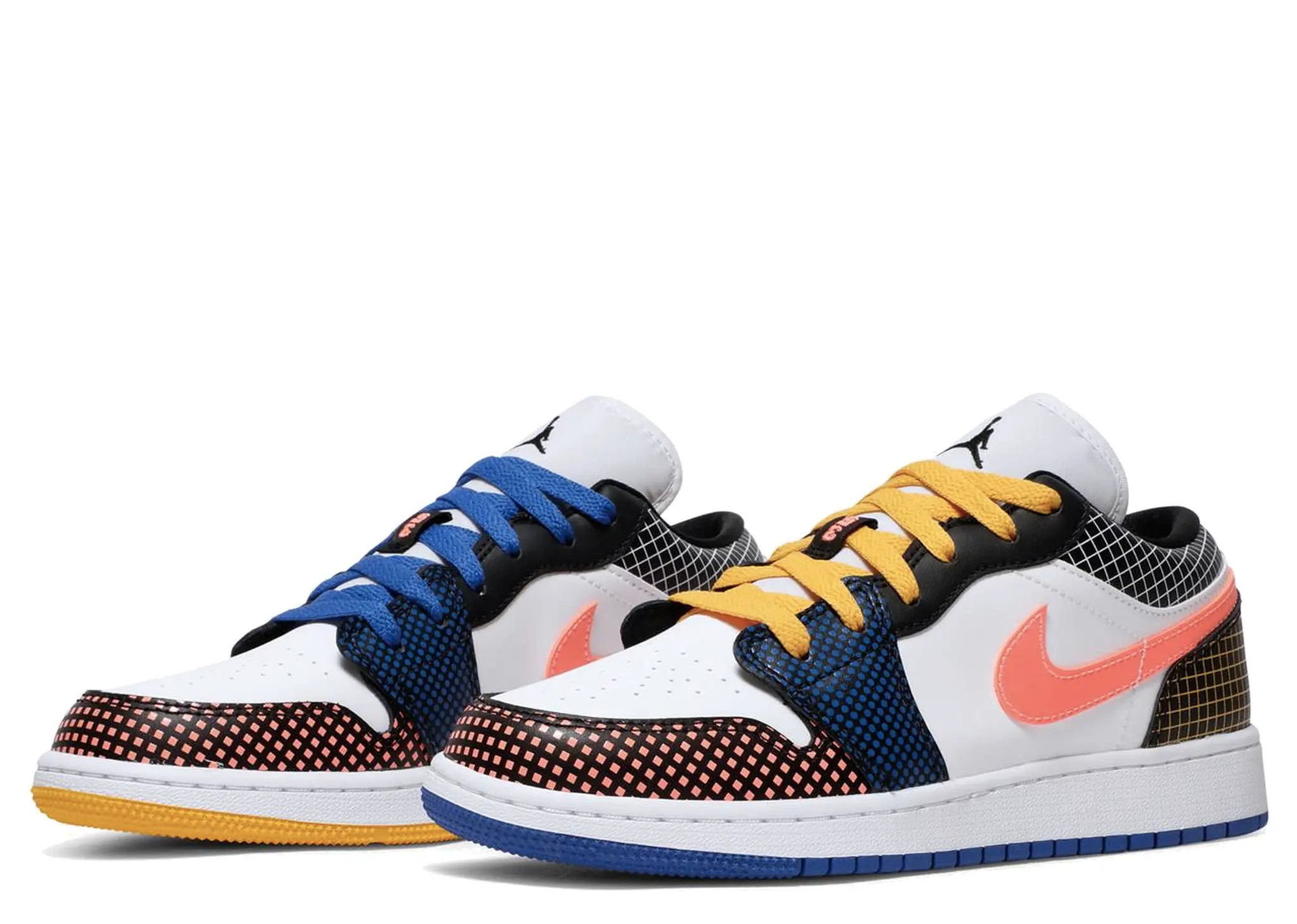 Air Jordan 1 Low MMD Multicolor Grid (Grade School) - photo 2