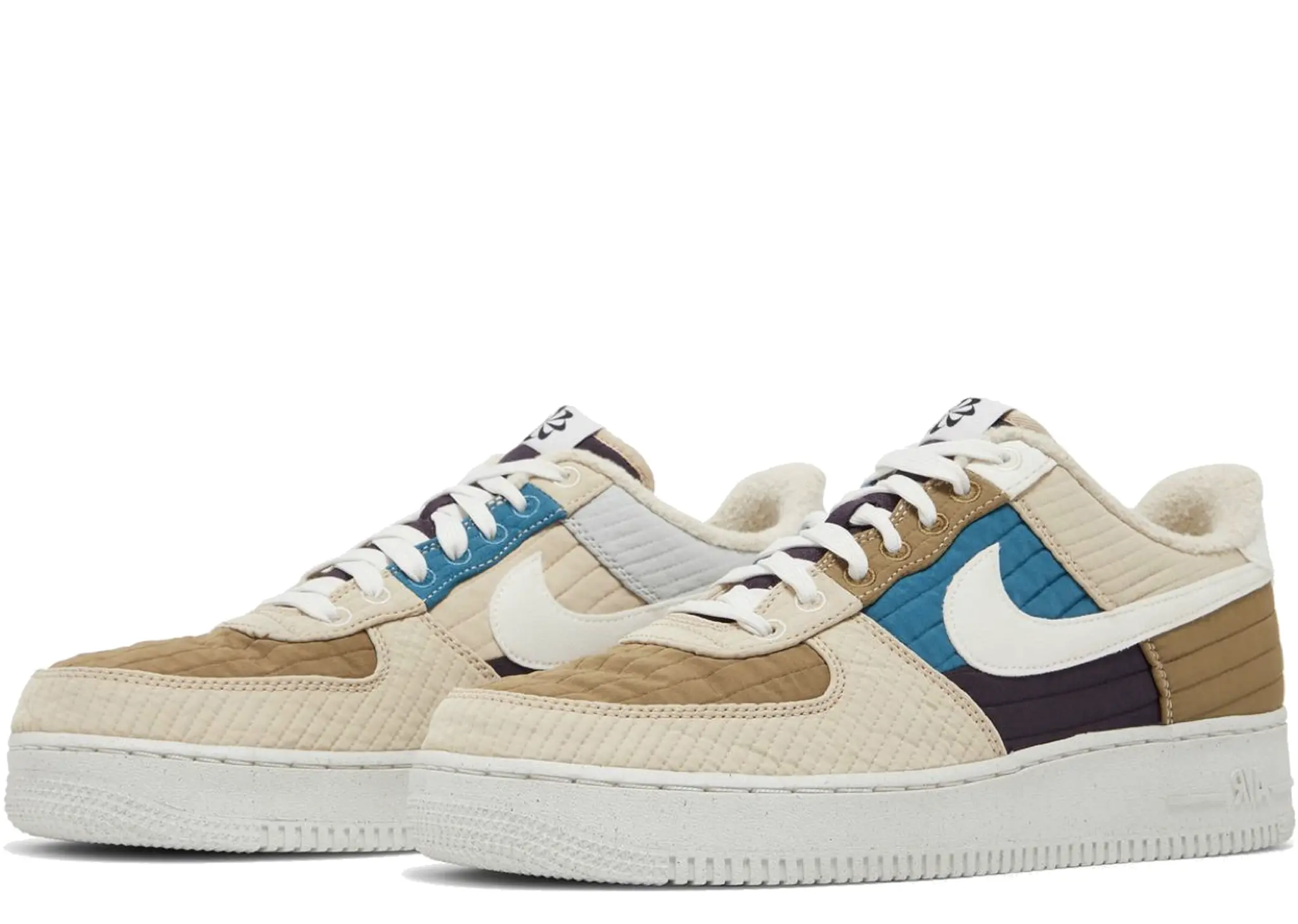 Nike Air Force 1 '07 LX Low Toasty Brown Kelp Sail Rattan Cave Purple - photo 2