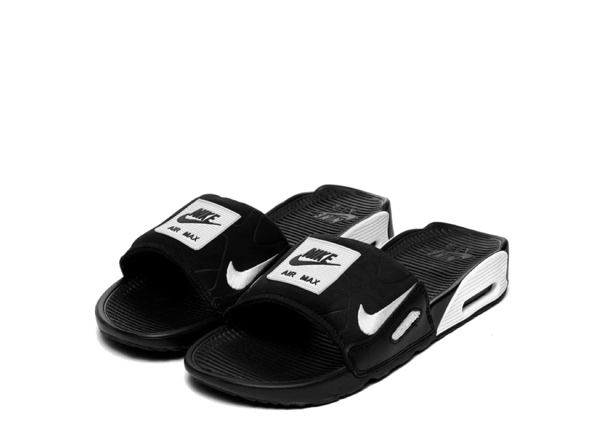 Nike Air Max 90 Slide Black White - photo 2