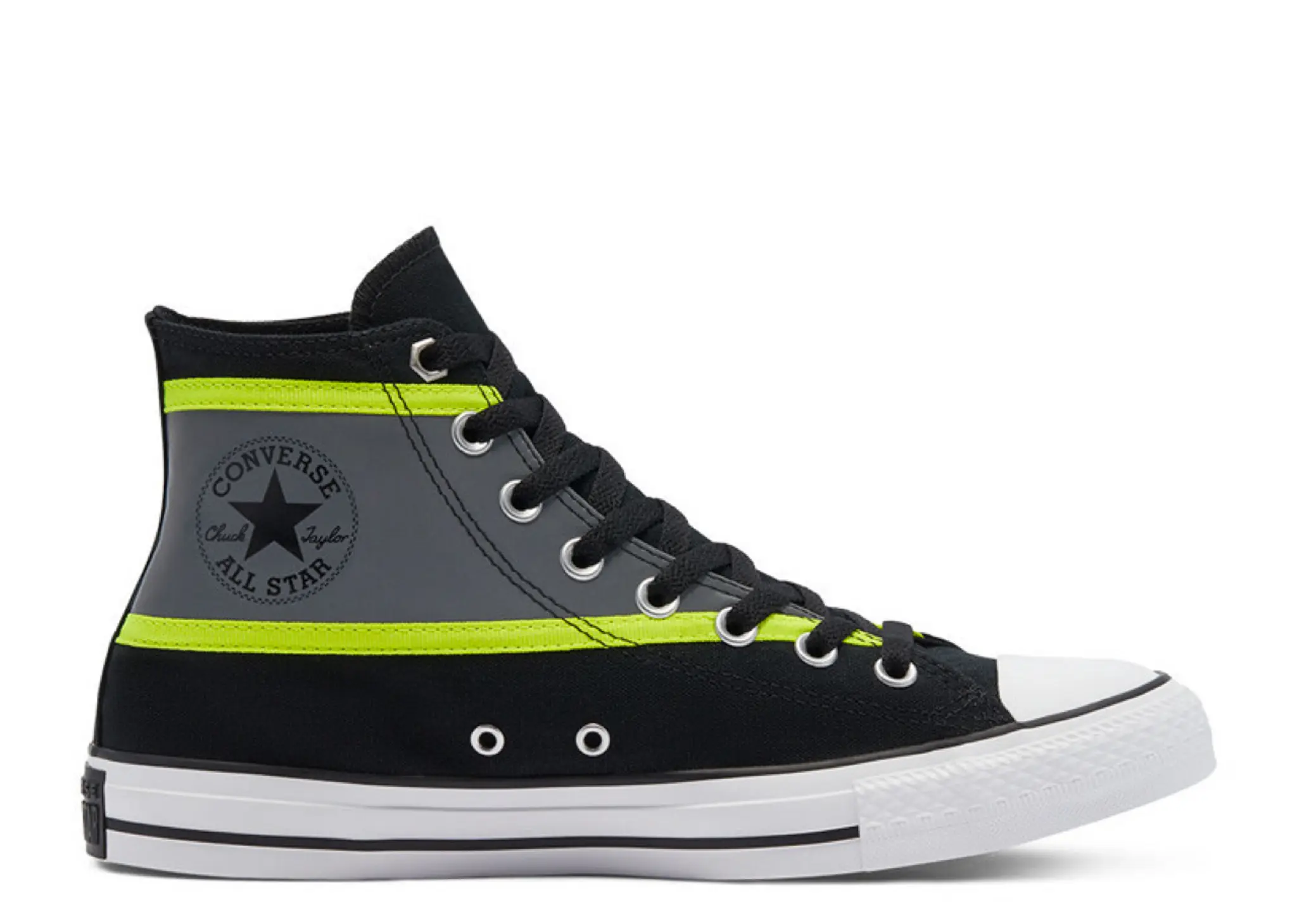 Converse Chuck Taylor All-Star High Black Venom Lemon