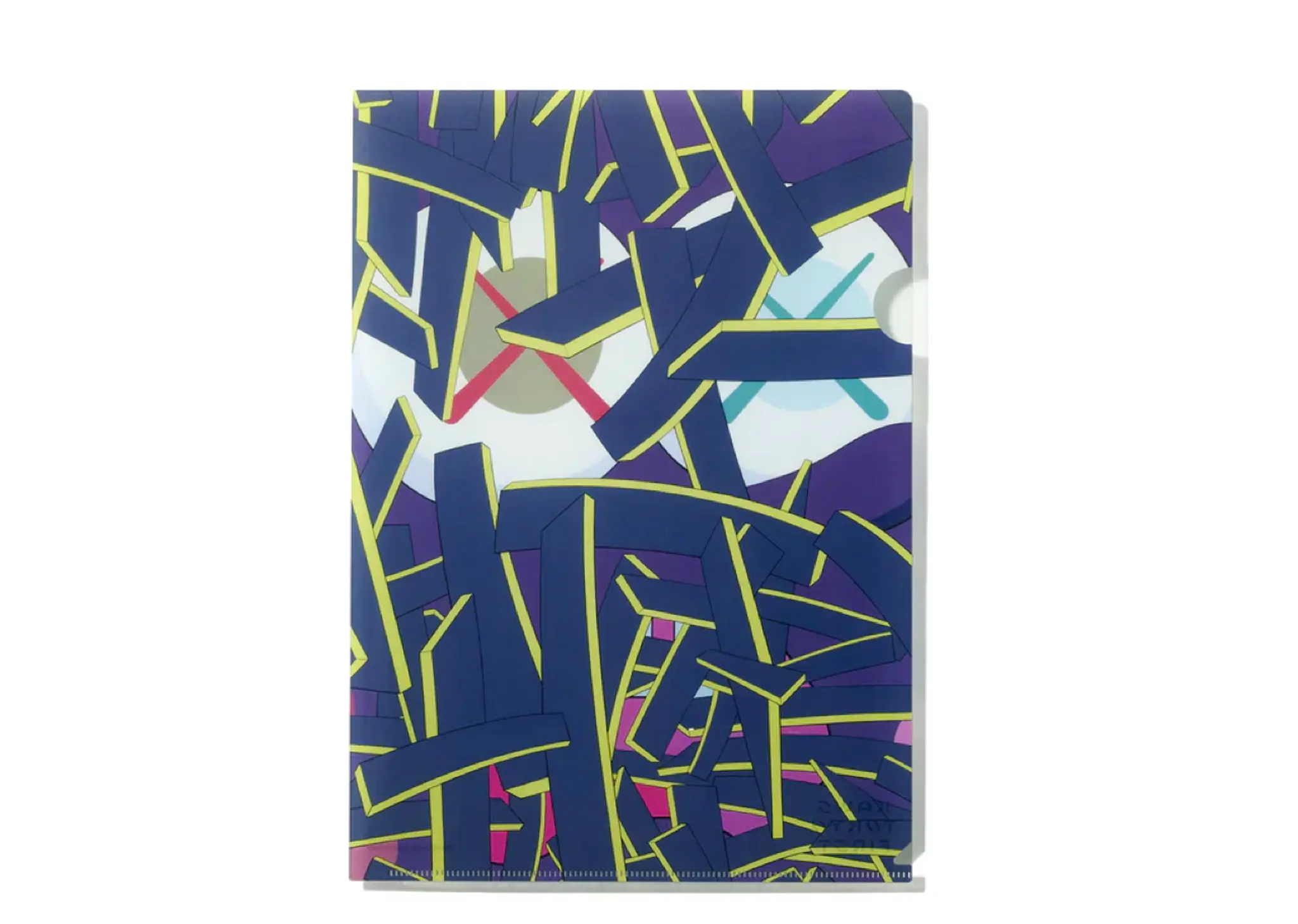 KAWS Tokyo First Clear File Glass Smile
