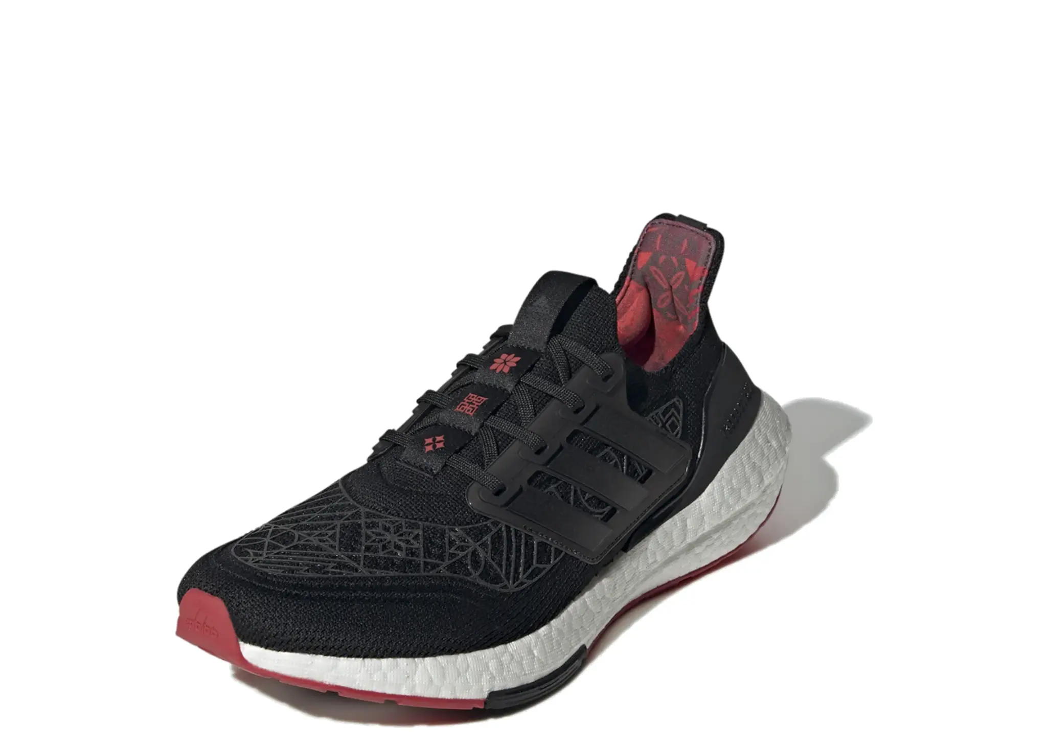 Adidas Ultra Boost 21 CNY Core Black Scarlet - photo 2