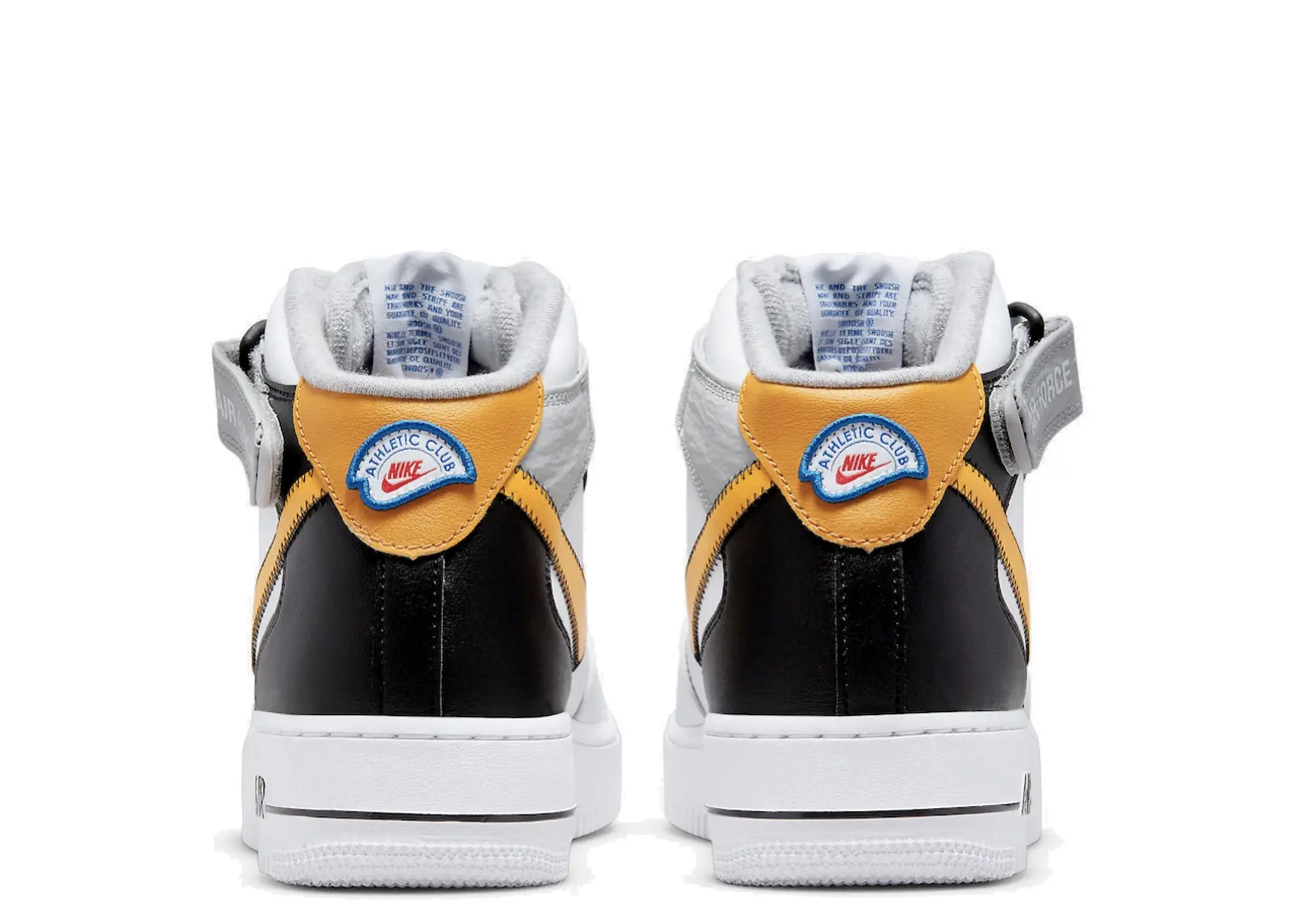 Nike Air Force 1 Mid Athletic Club White Yellow - photo 3