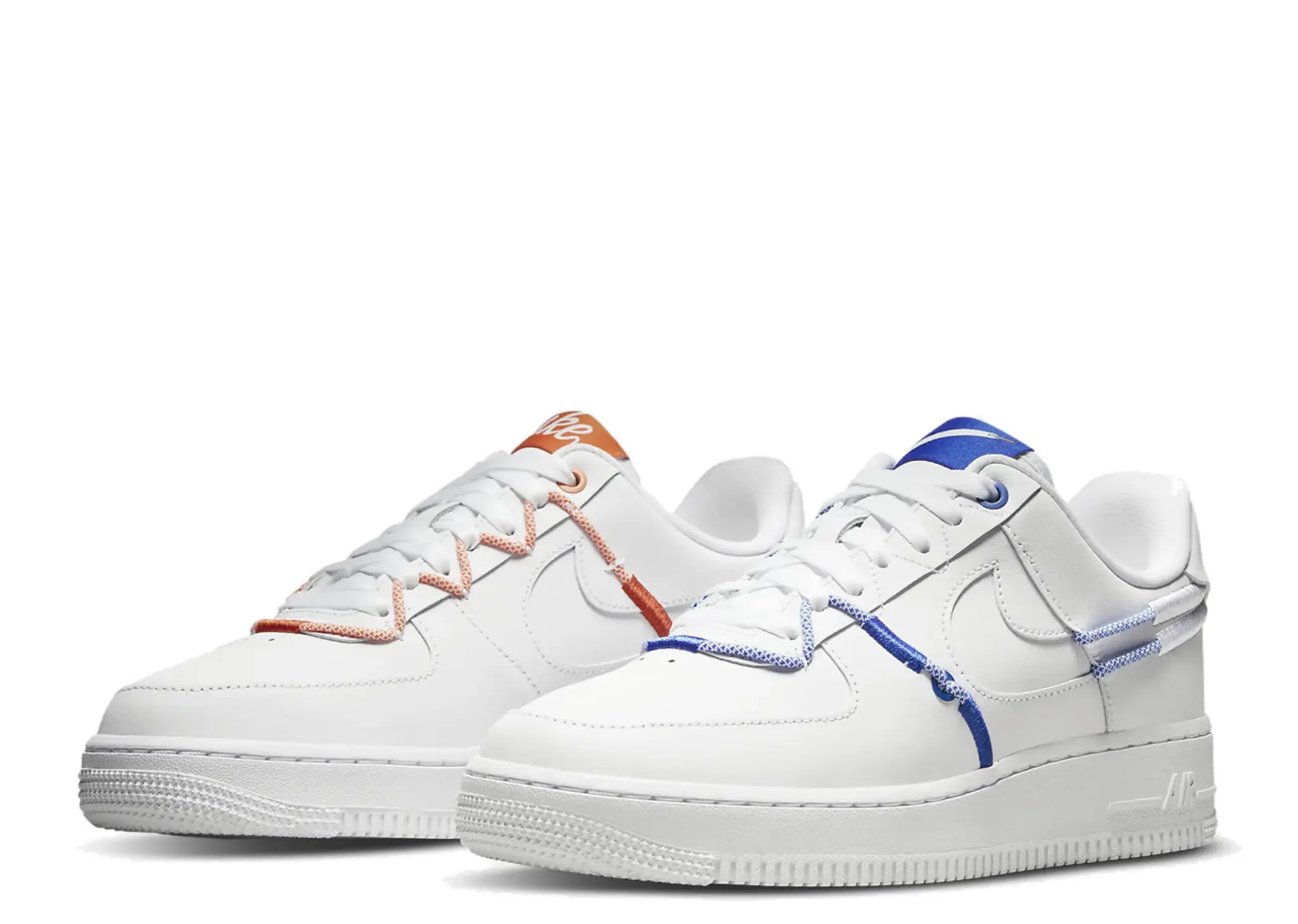 Nike Air Force 1 Low 07 LX White Orange Blue (Women's) - photo 2