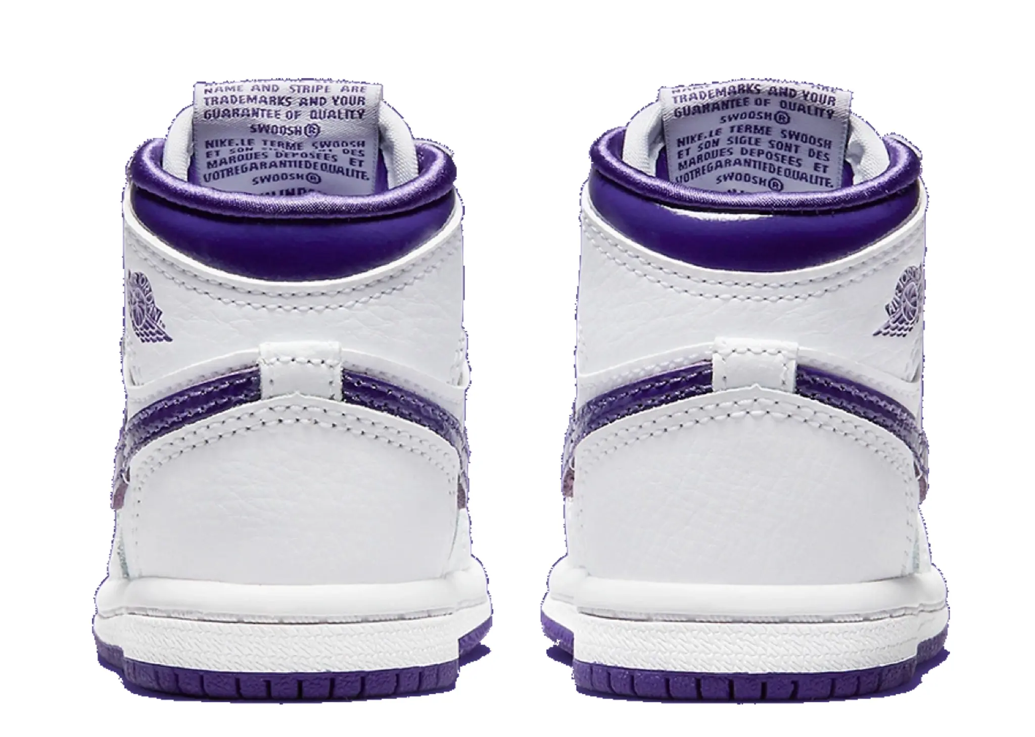 Air Jordan 1 Retro High Court Purple (Toddler) (2021) - photo 3