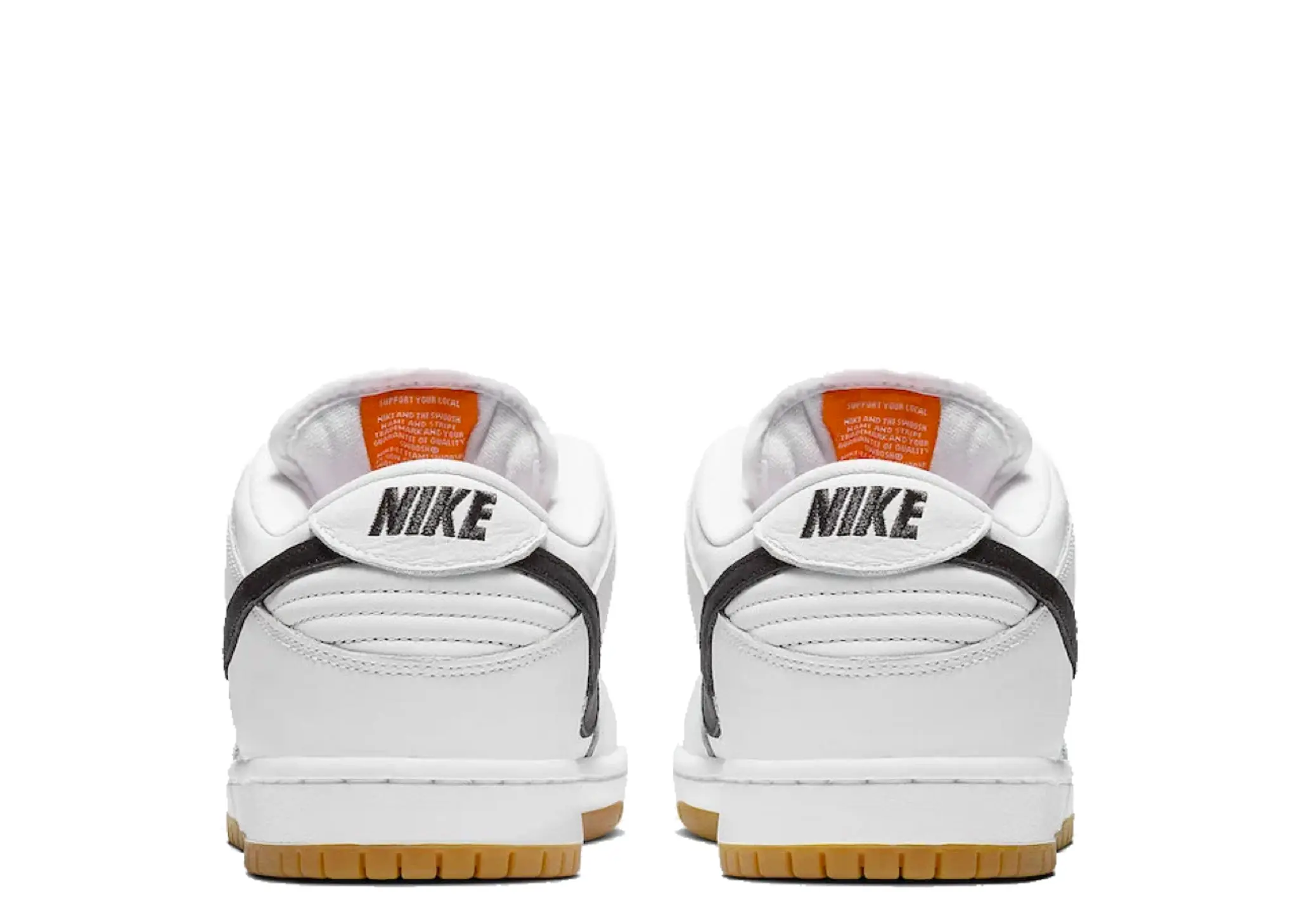 Nike SB Dunk Low Orange Label White Navy - photo 3