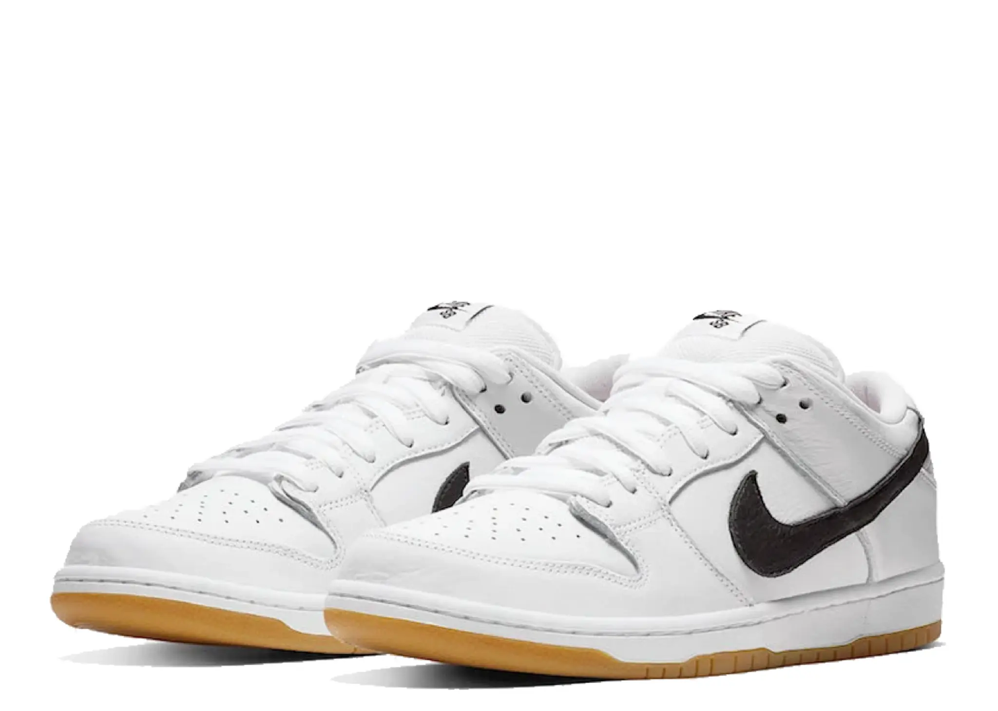 Nike SB Dunk Low Orange Label White Navy - photo 2