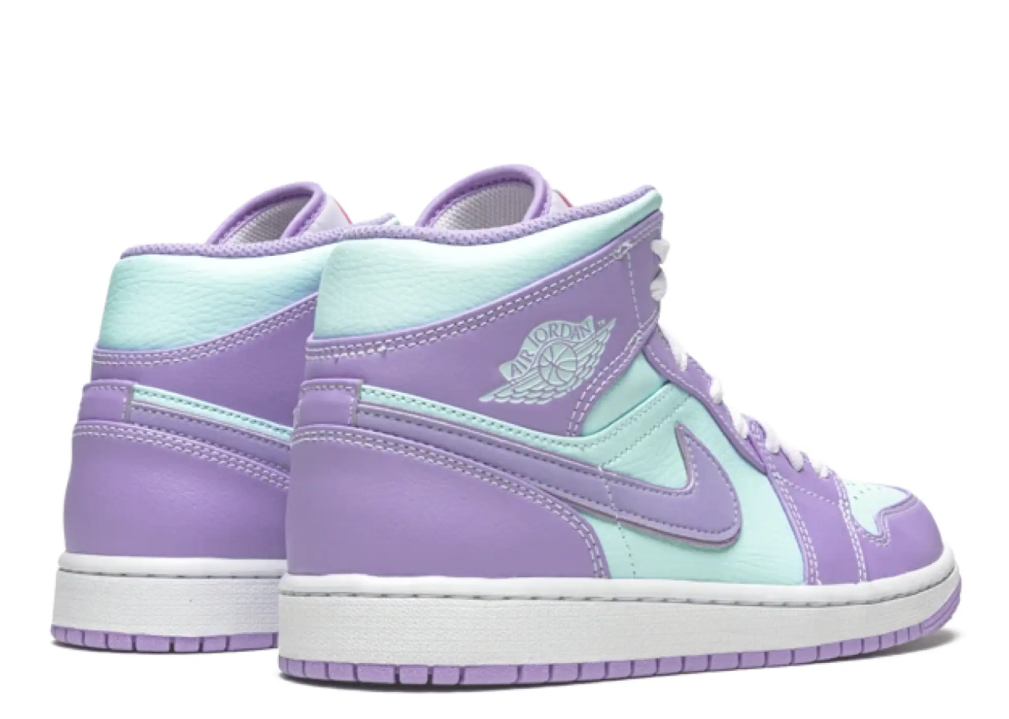 Air Jordan 1 Mid Purple Aqua - photo 3