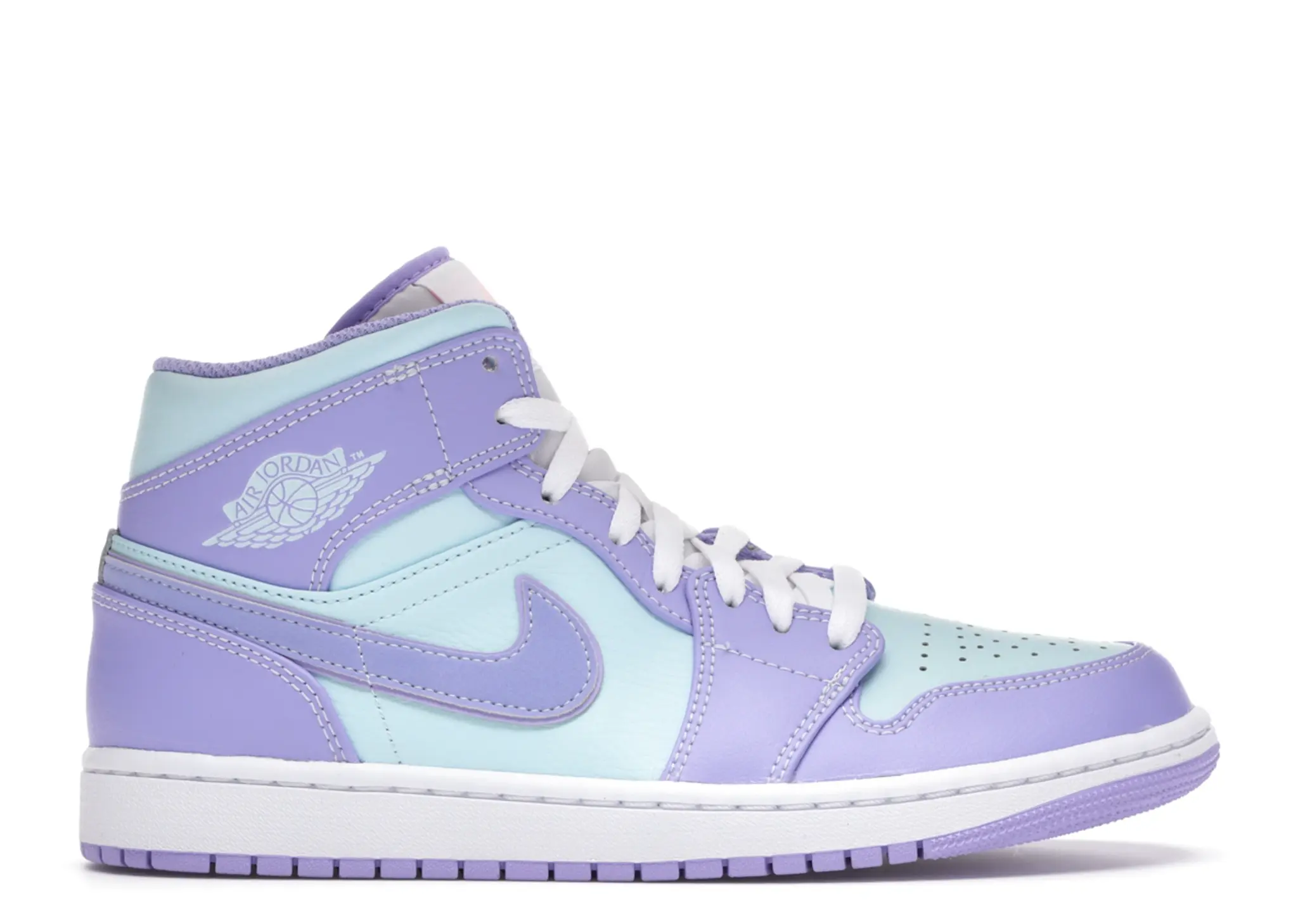 Air Jordan 1 Mid Purple Aqua