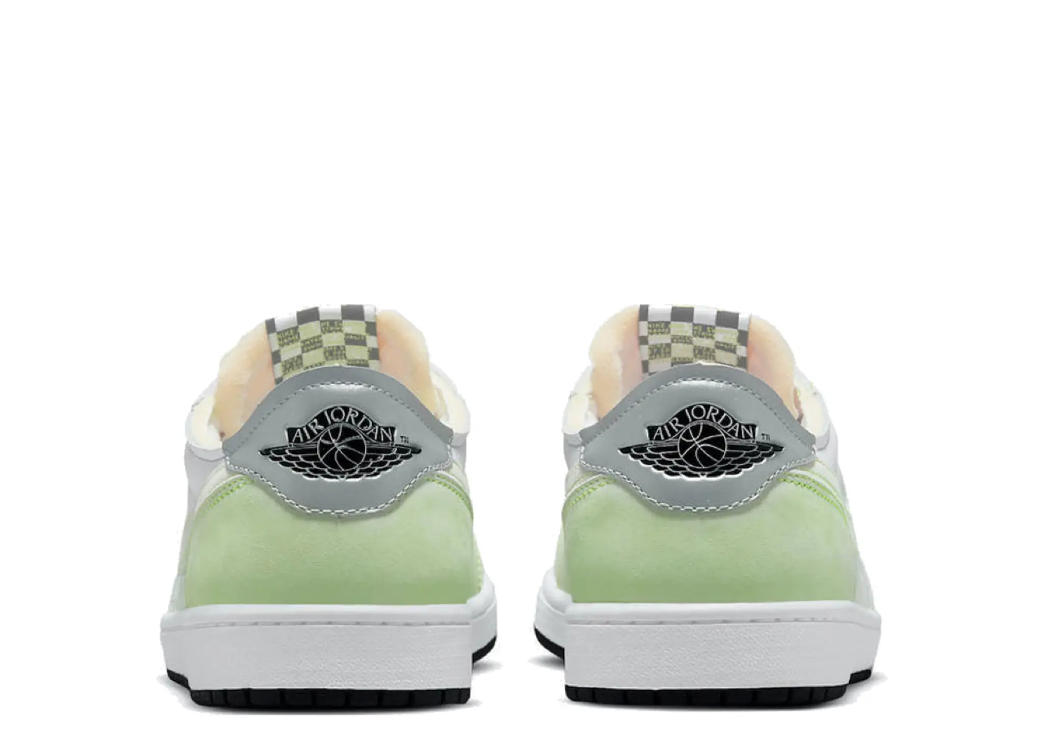 Air Jordan 1 Retro Low White Ghost Green Black - photo 3