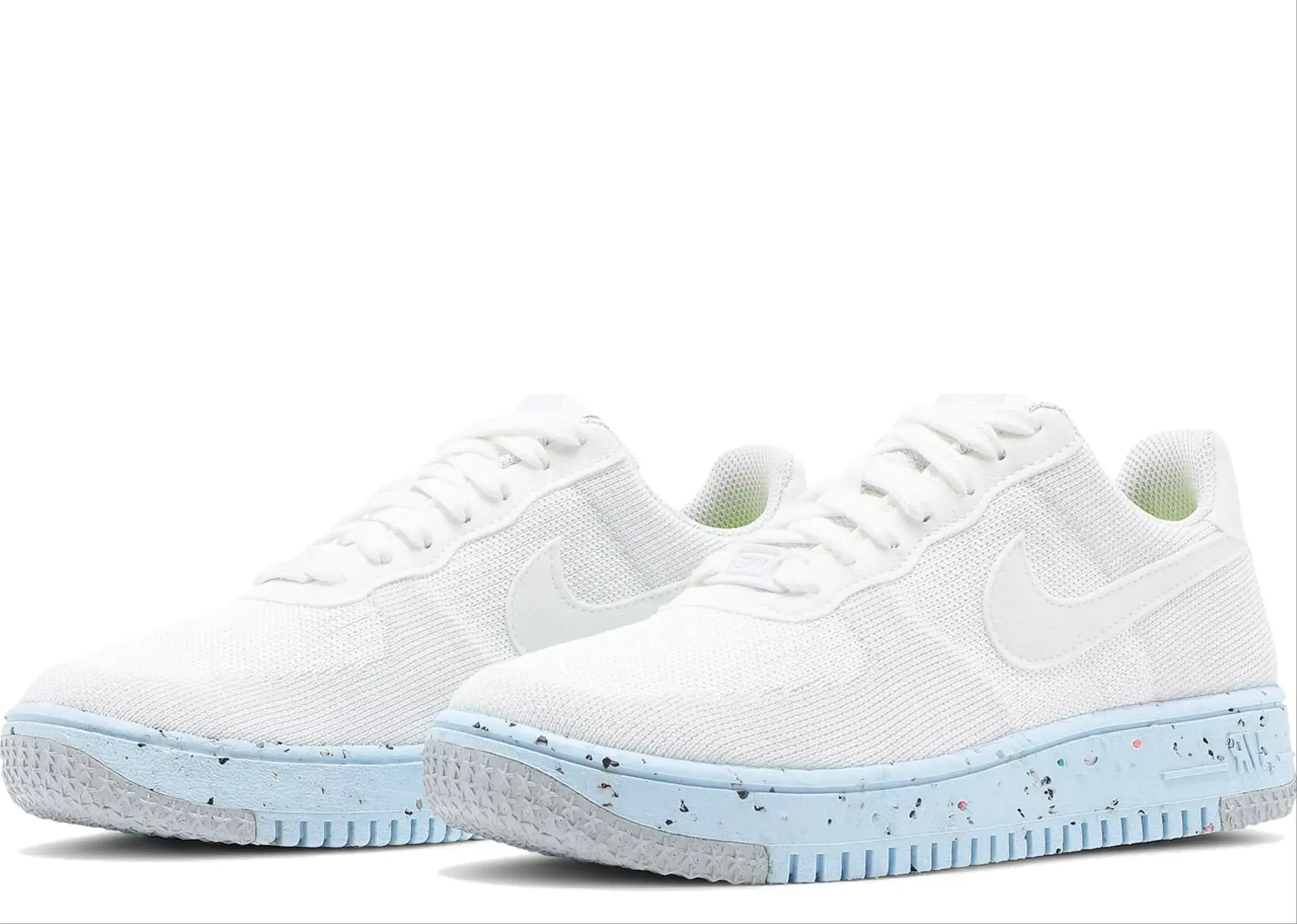 Nike Air Force 1 Low Crater Flyknit White Ice Blue (Women's) - photo 2