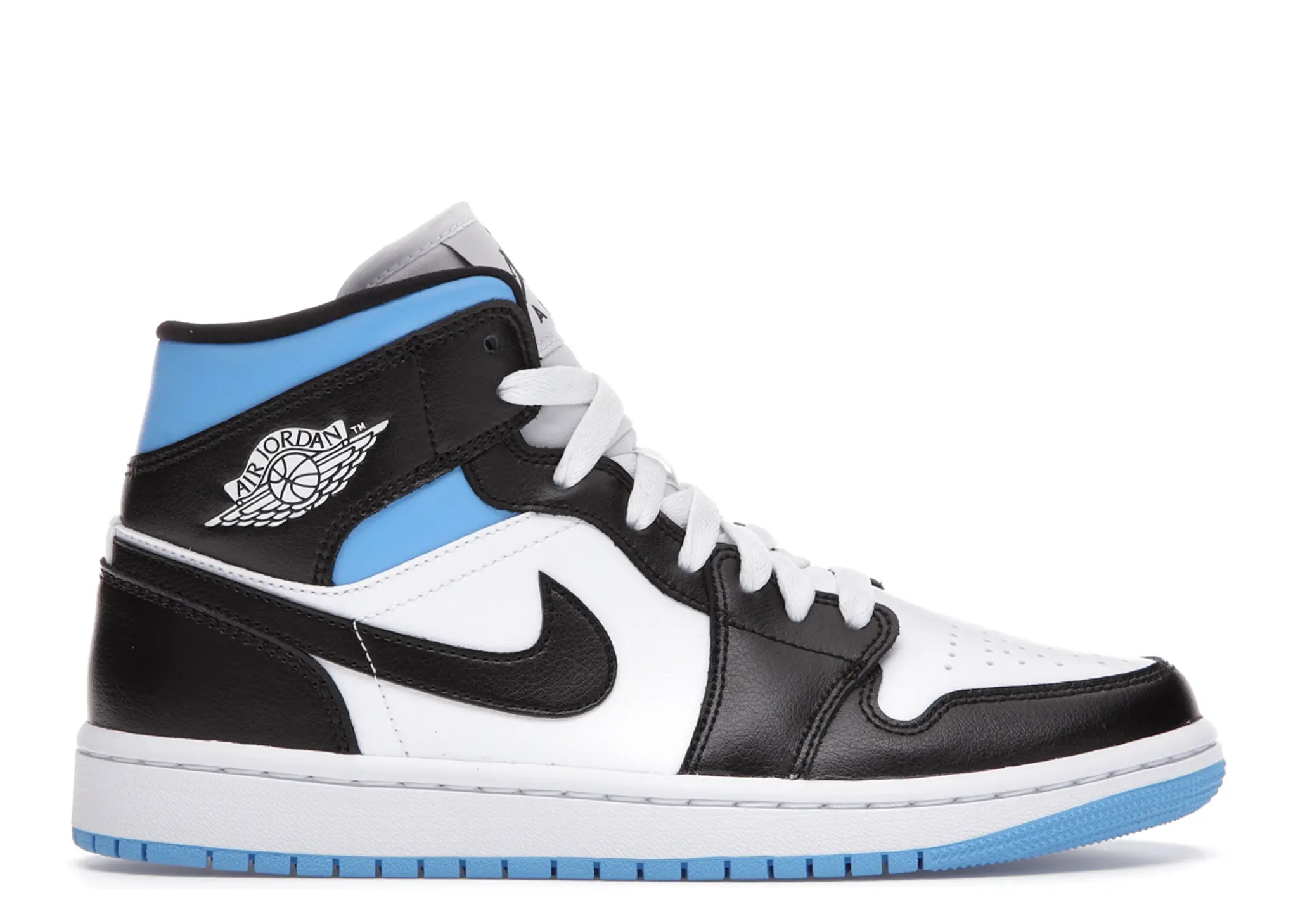 Air Jordan 1 Mid University Black White (Women's)