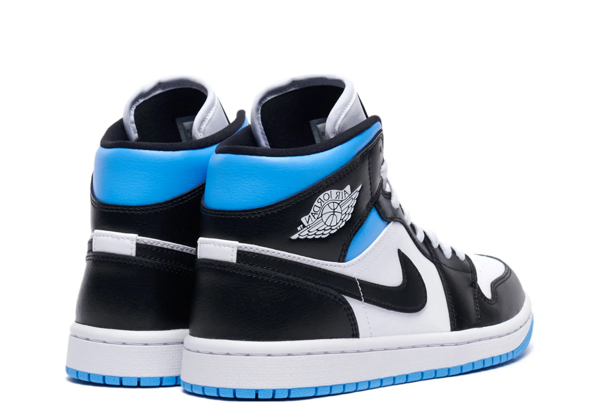 Air Jordan 1 Mid University Black White (Women's) - photo 3