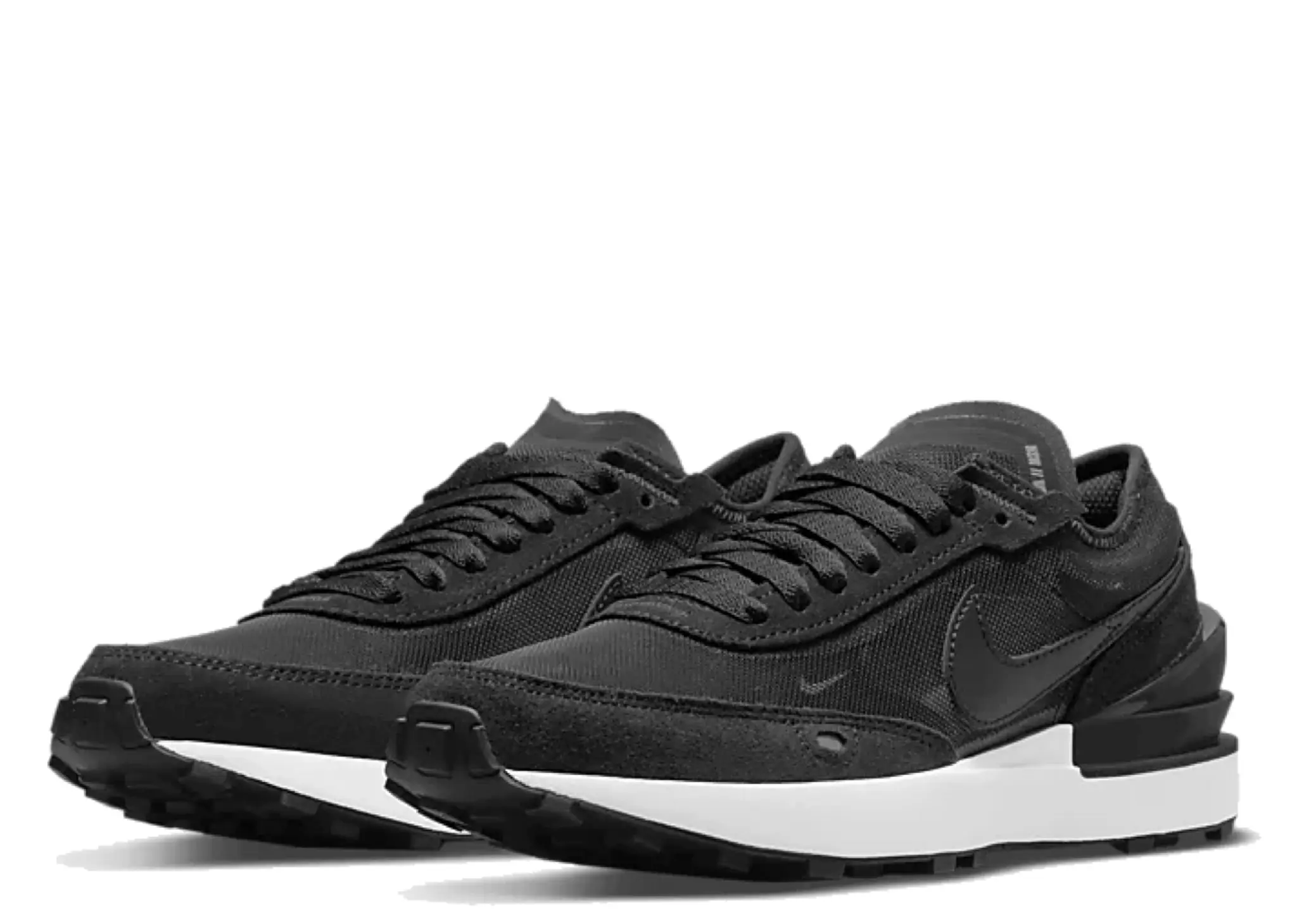 Nike Waffle One Black White - photo 2