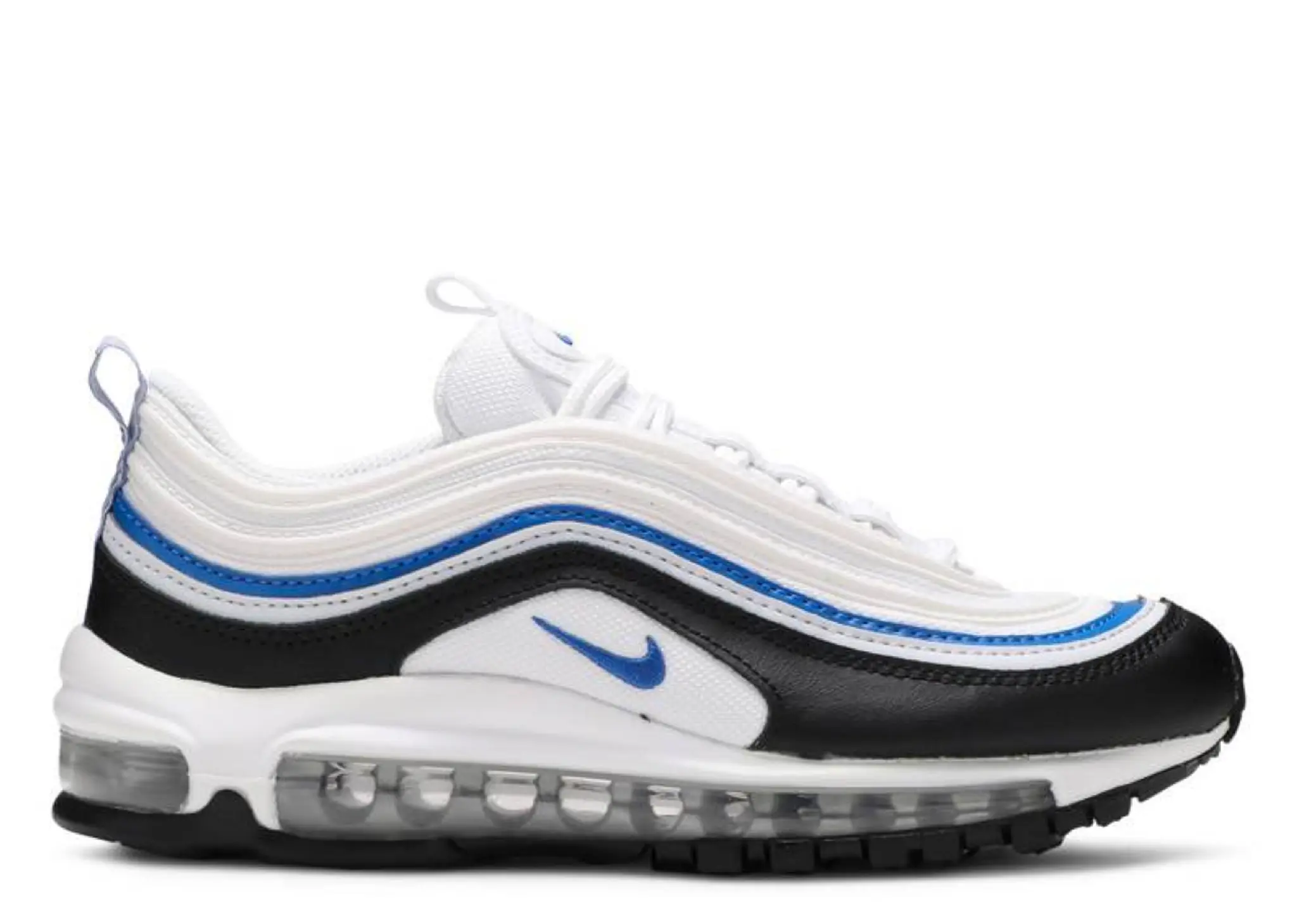 Nike Air Max 97 White Black Signal Blue (Grade School)