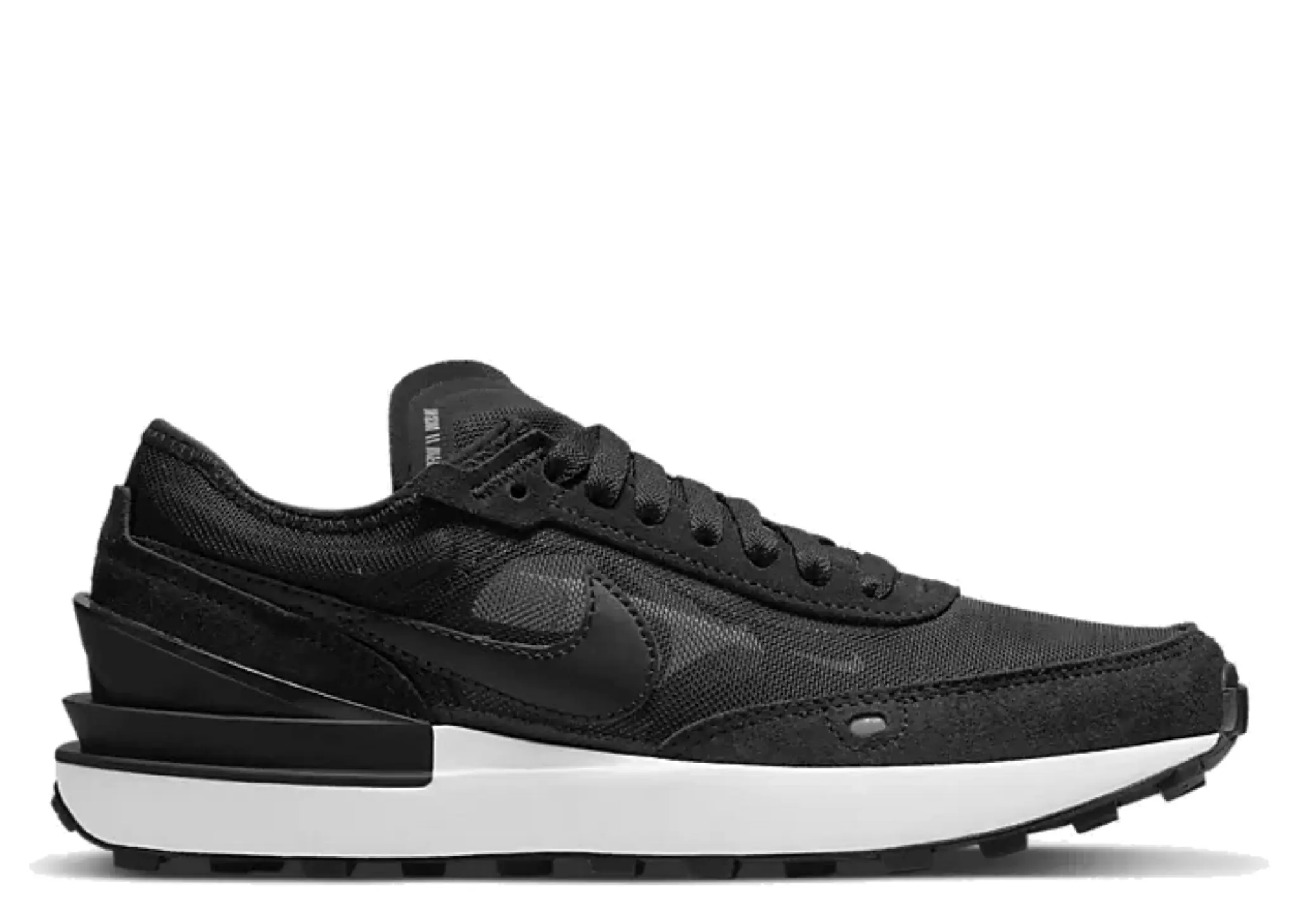 Nike Waffle One Black (Grade School)