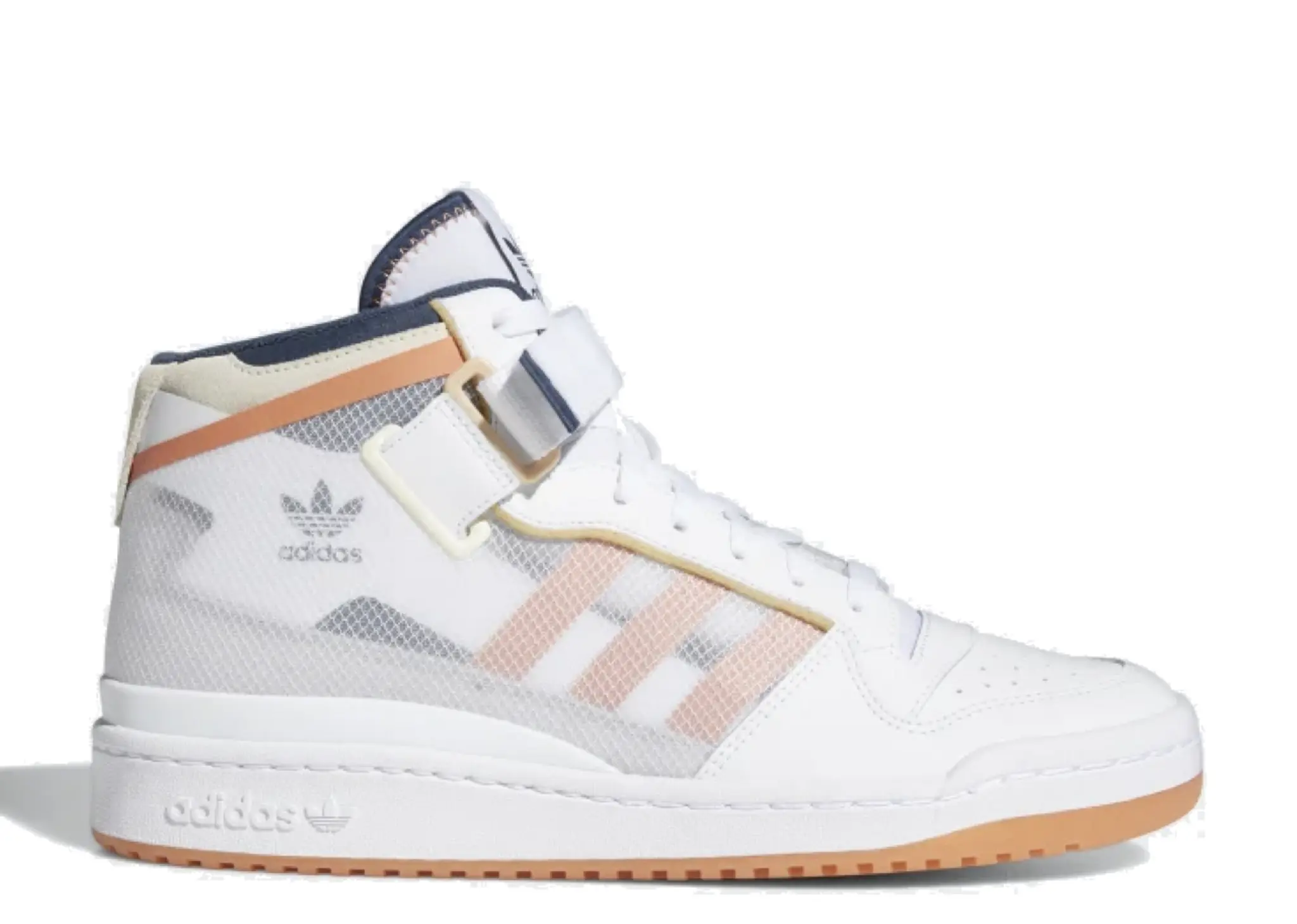Adidas Forum Mid TT White Acid Orange