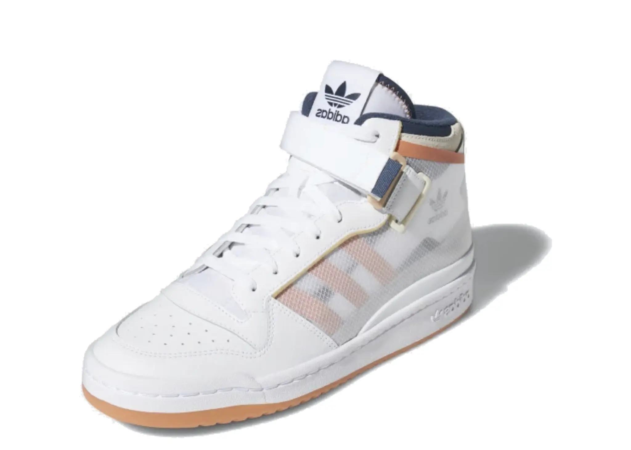 Adidas Forum Mid TT White Acid Orange - photo 2