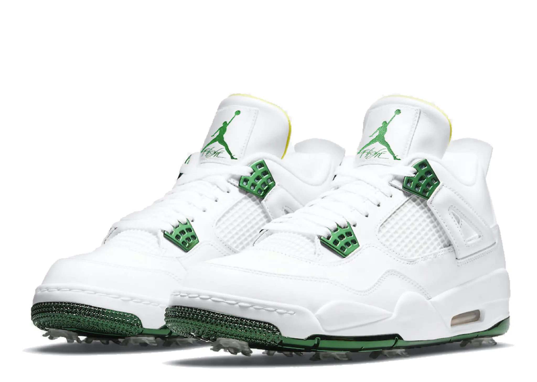 Jordan 4 Golf Metallic Green - photo 2