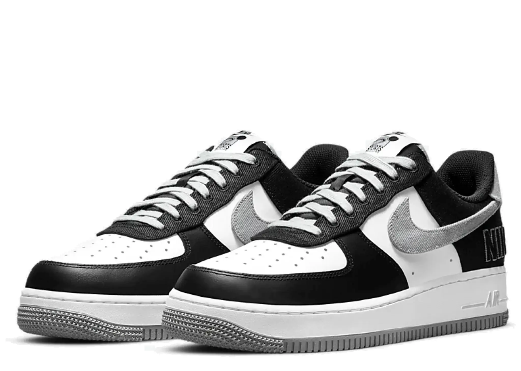 Nike Air Force 1 Low 07 EMB Raiders Black White - photo 2