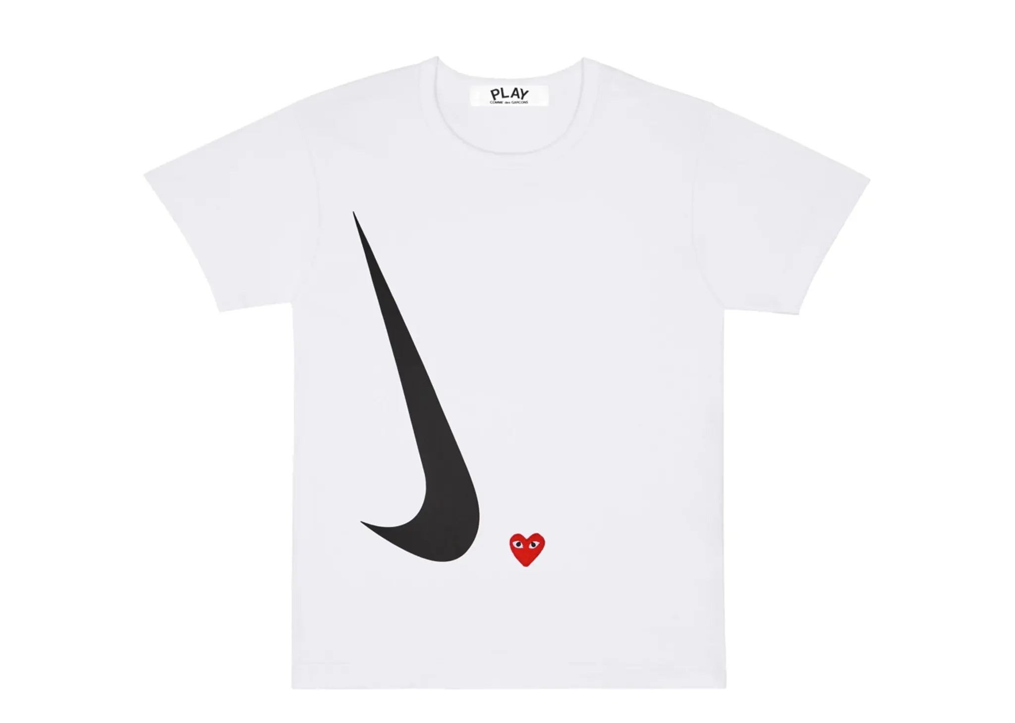 Comme Des Garcons PLAY x Nike T-Shirt White