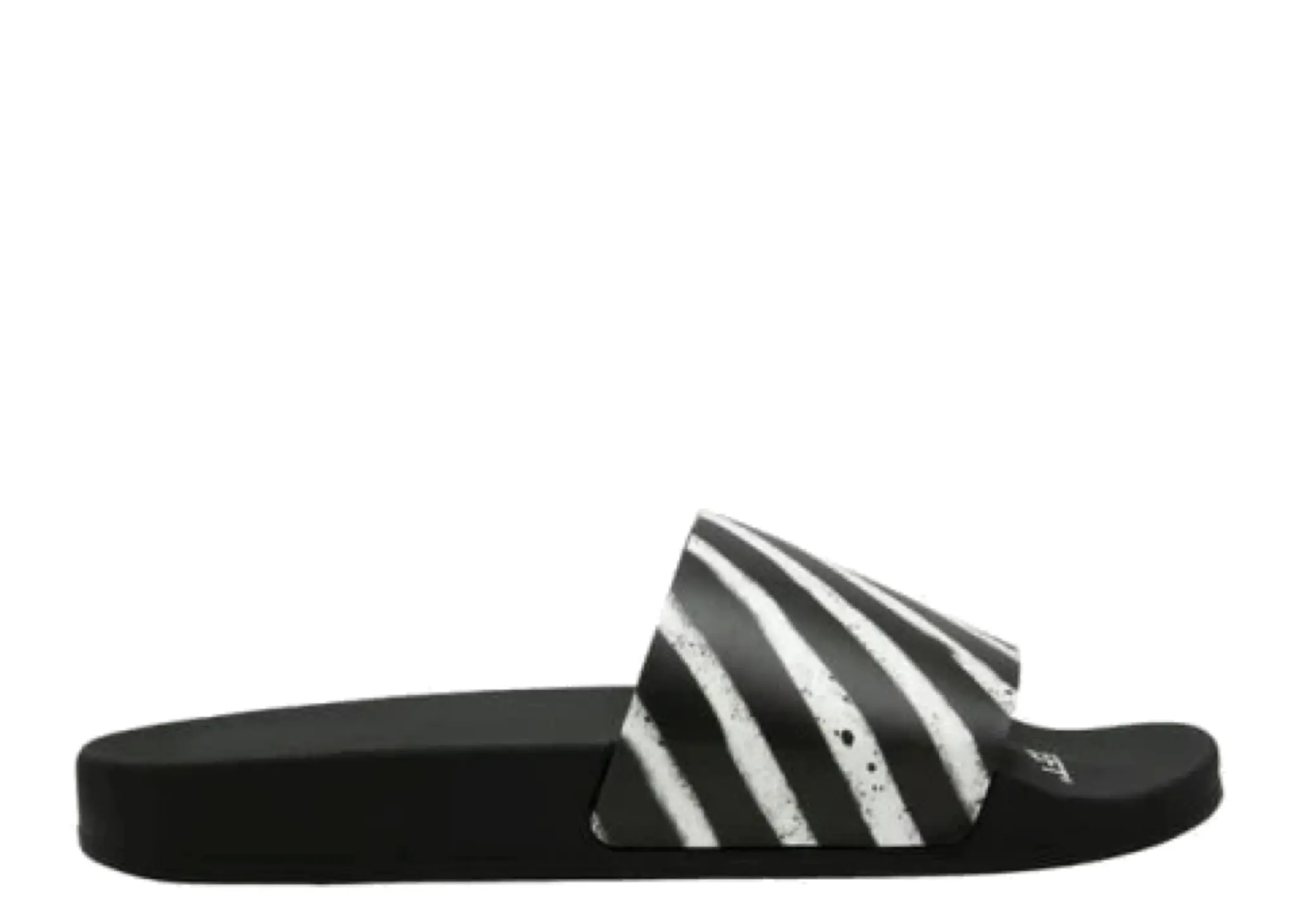Off-White Spray Sandal Black White