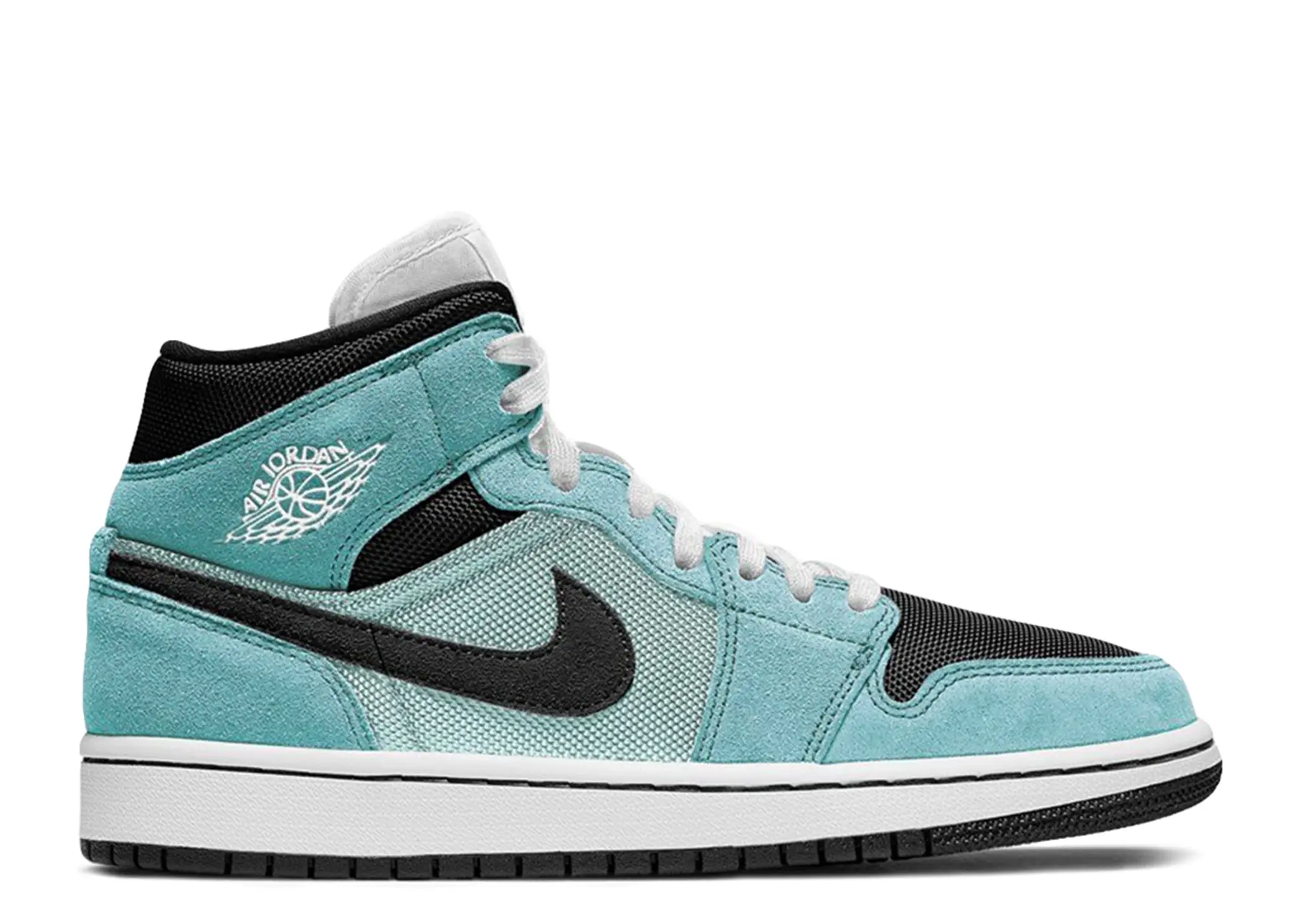 Air Jordan 1 Mid Aqua Blue Tint (Women's)