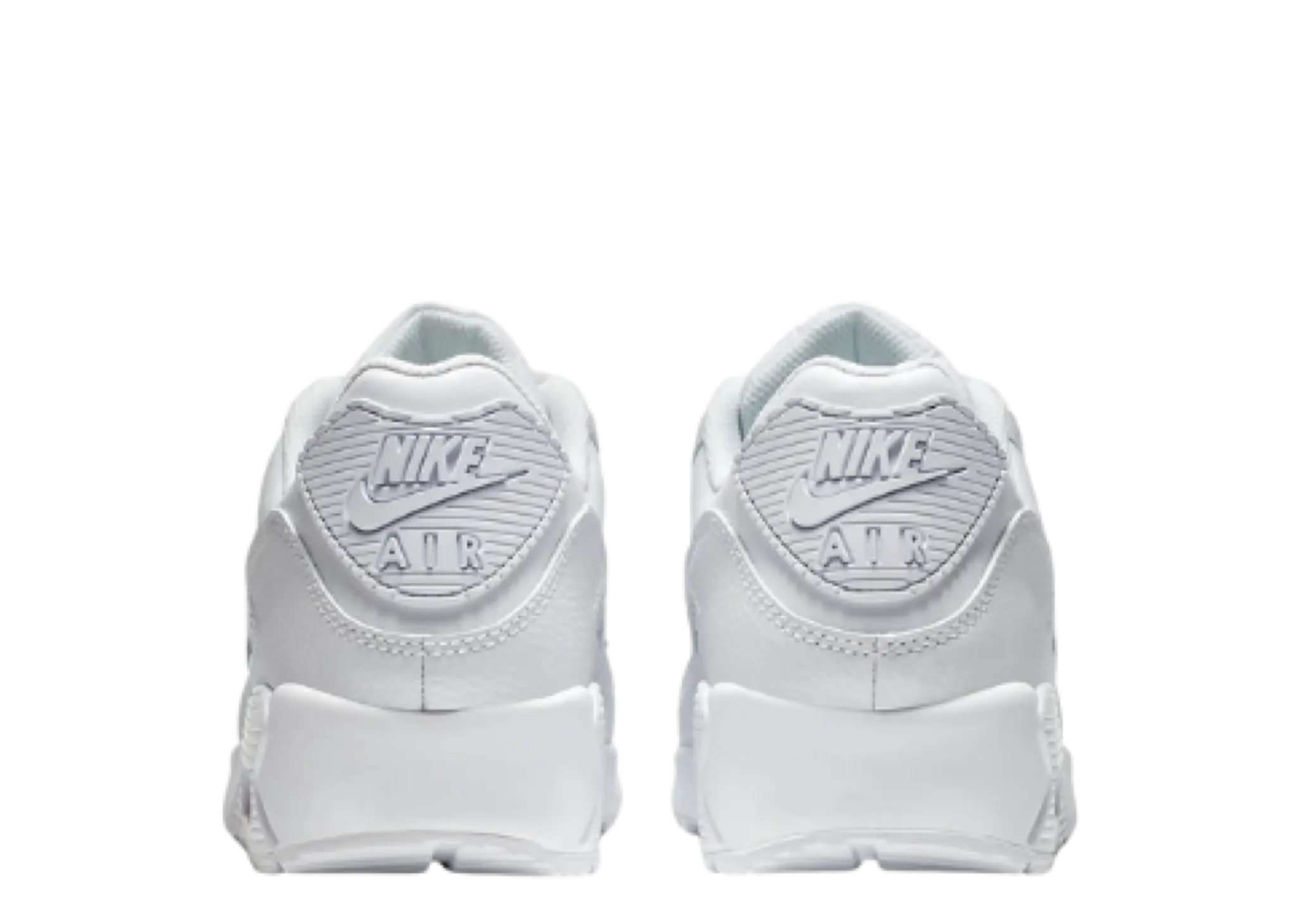 Nike Air Max 90 Leather Triple White (2020) - photo 3