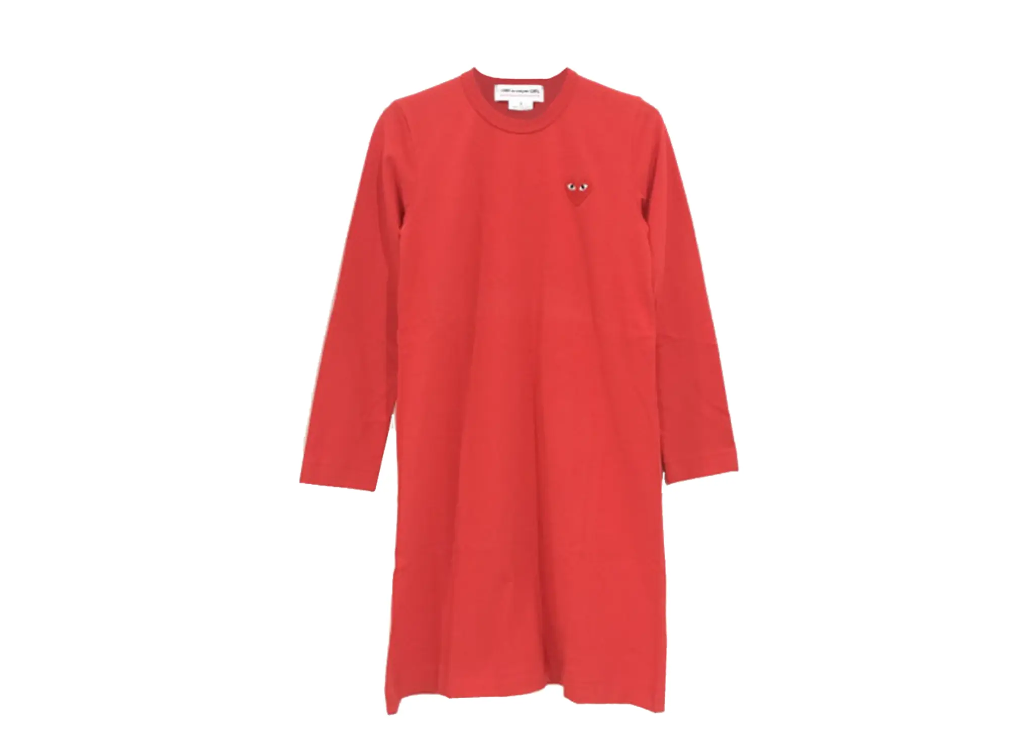 Comme Des Garcons PLAY Limited Womens Red One Piece Tee