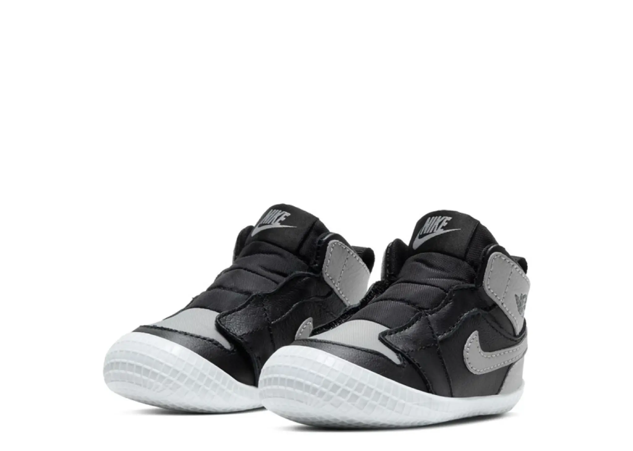 Air Jordan 1 Crib Bootie Black Medium Grey (Toddler) - photo 2