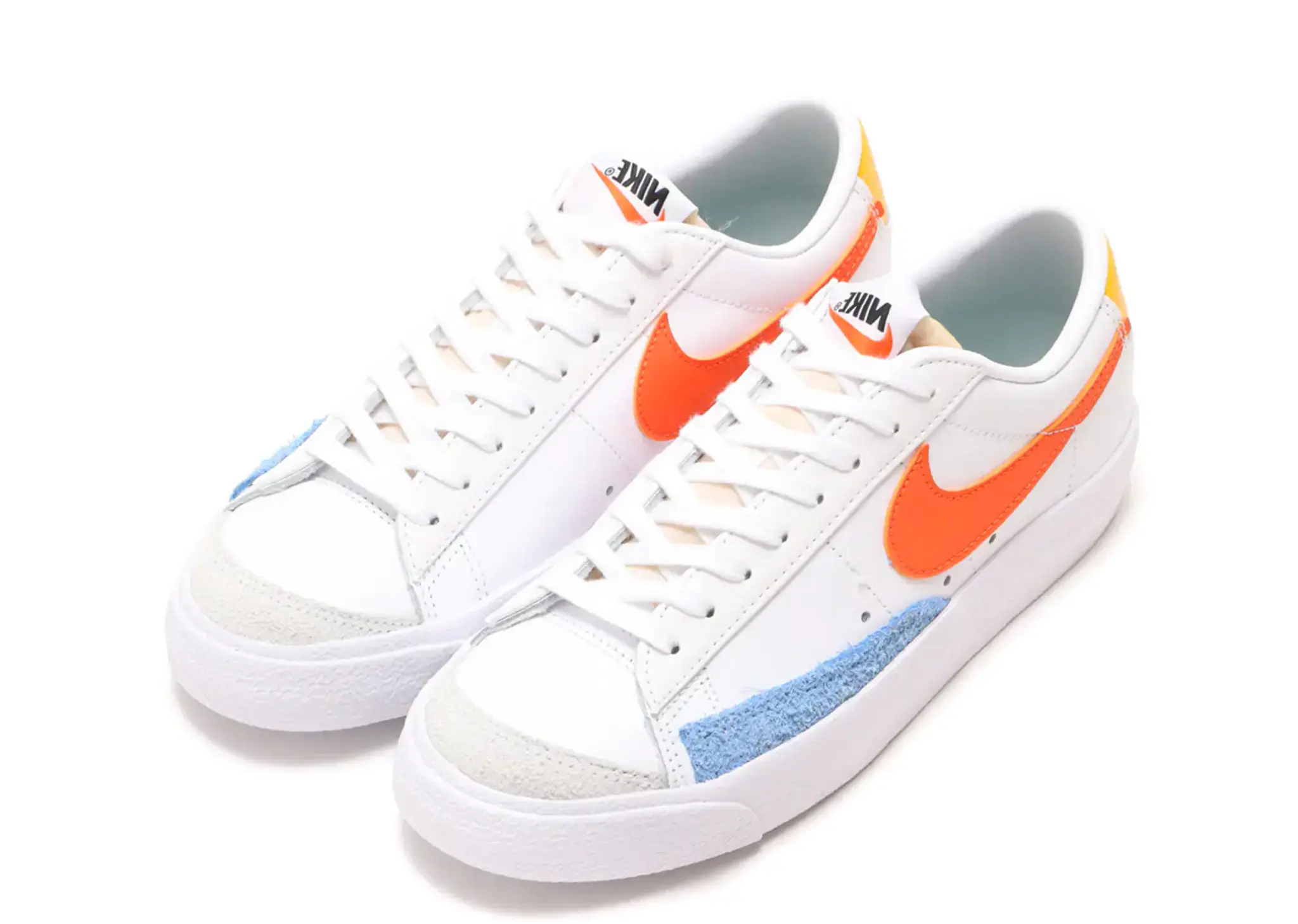Nike Blazer Low '77 White Orange University Gold (Women's) - photo 2