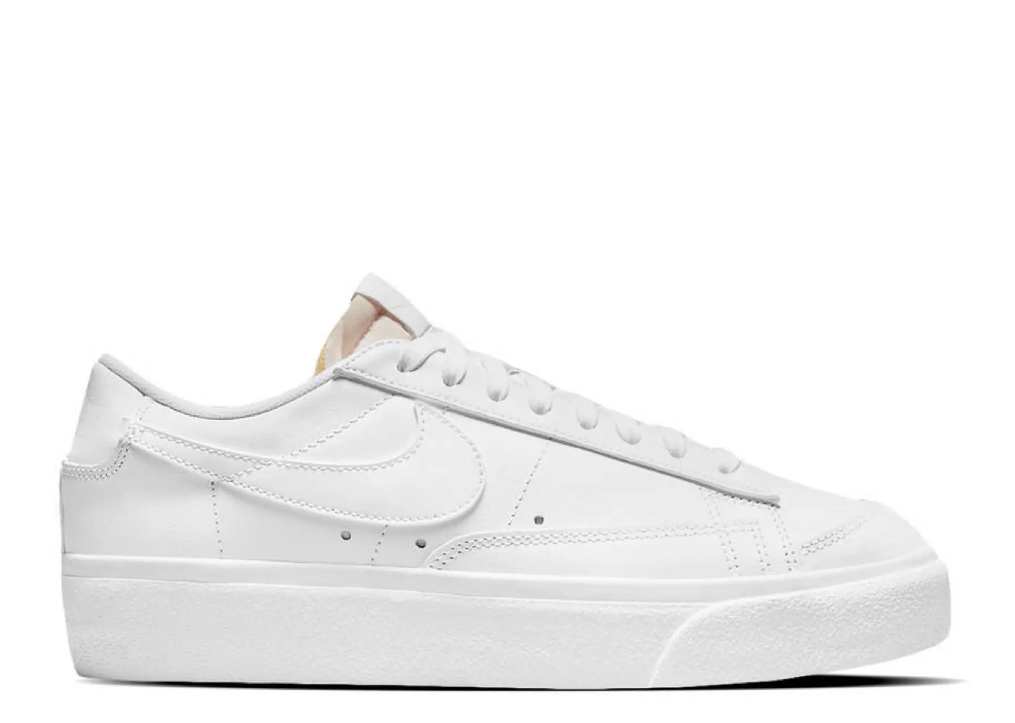 Nike Blazer Low Platform Triple White (Women's)