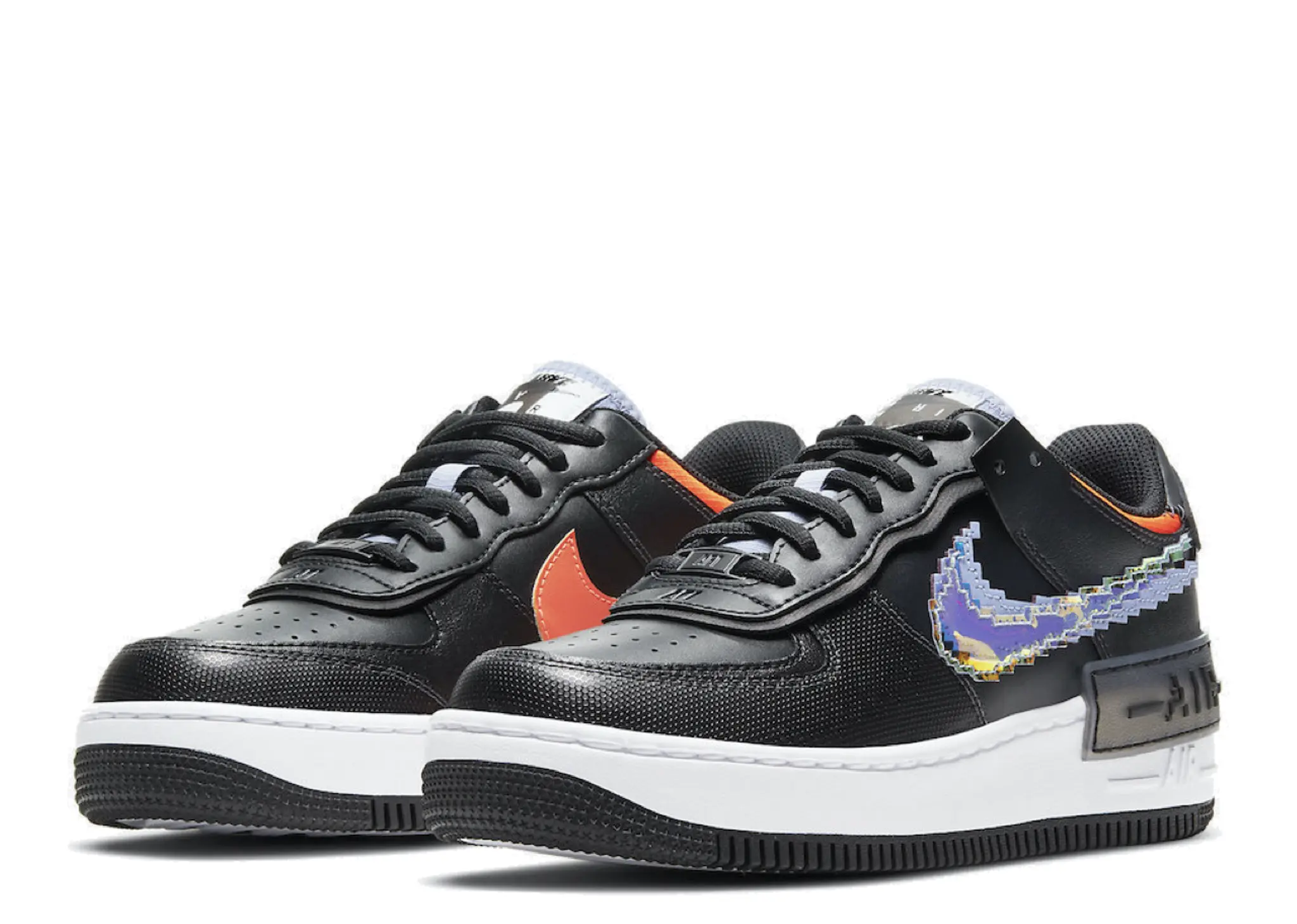Nike Air Force 1 Low Shadow 8 Bit Black (Women's) - photo 2