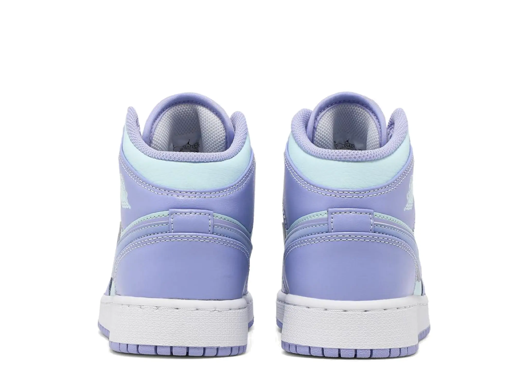 Air Jordan 1 Mid Purple Aqua (Grade School) - photo 3