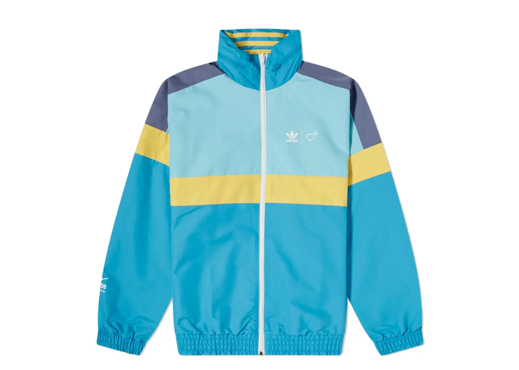 adidas X Human Made Windbreaker Jacket Aqua