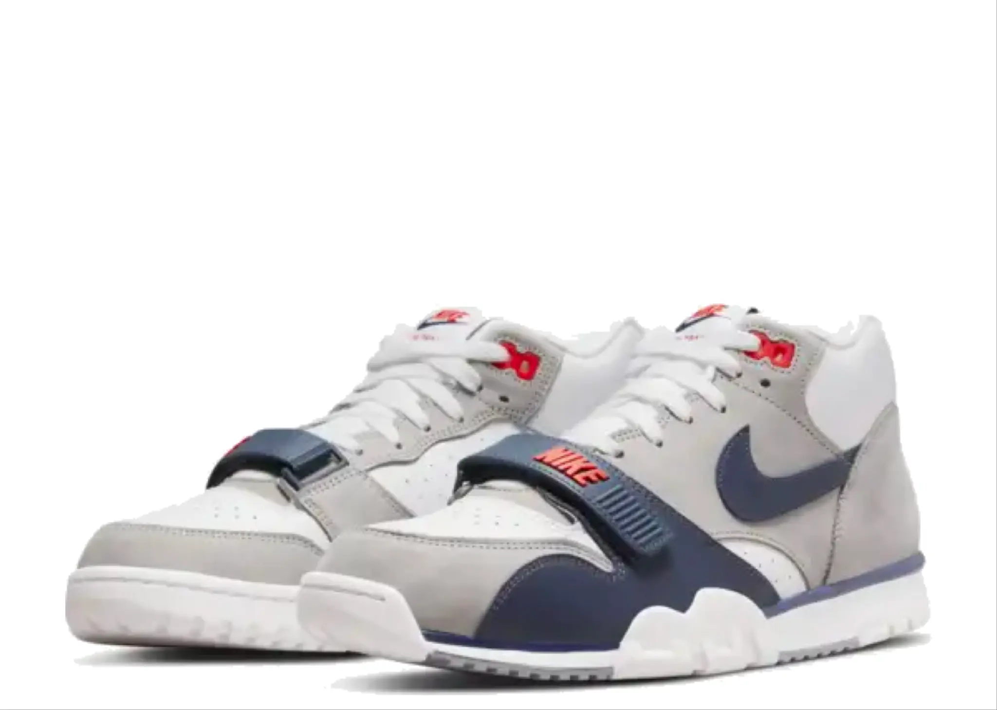 Nike Air Trainer 1 White Midnight Navy Medium Grey - photo 2