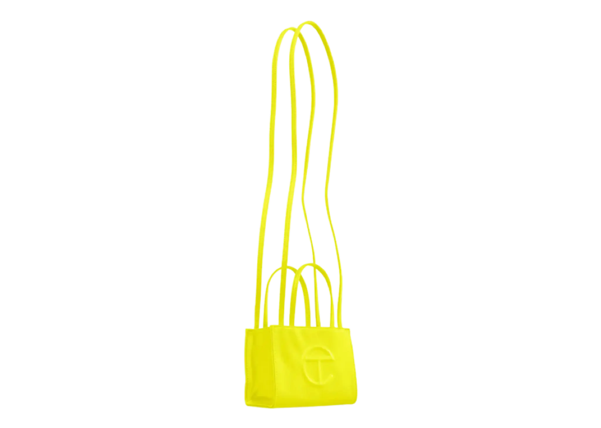 Telfar Small Highlighter Yellow Shopping Bag - photo 2