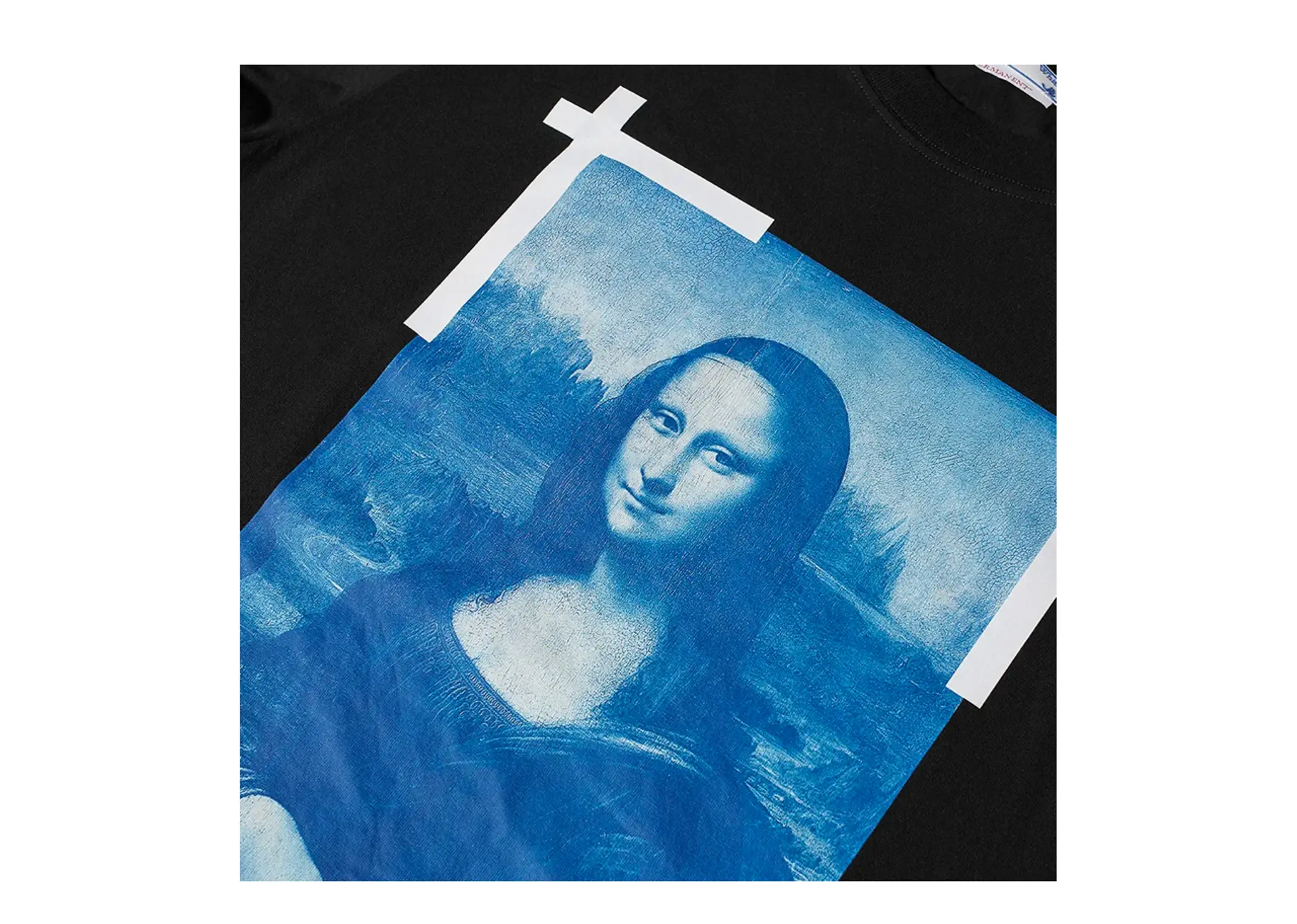 Off-White Mona Lisa Oversized T-shirt Black - photo 2