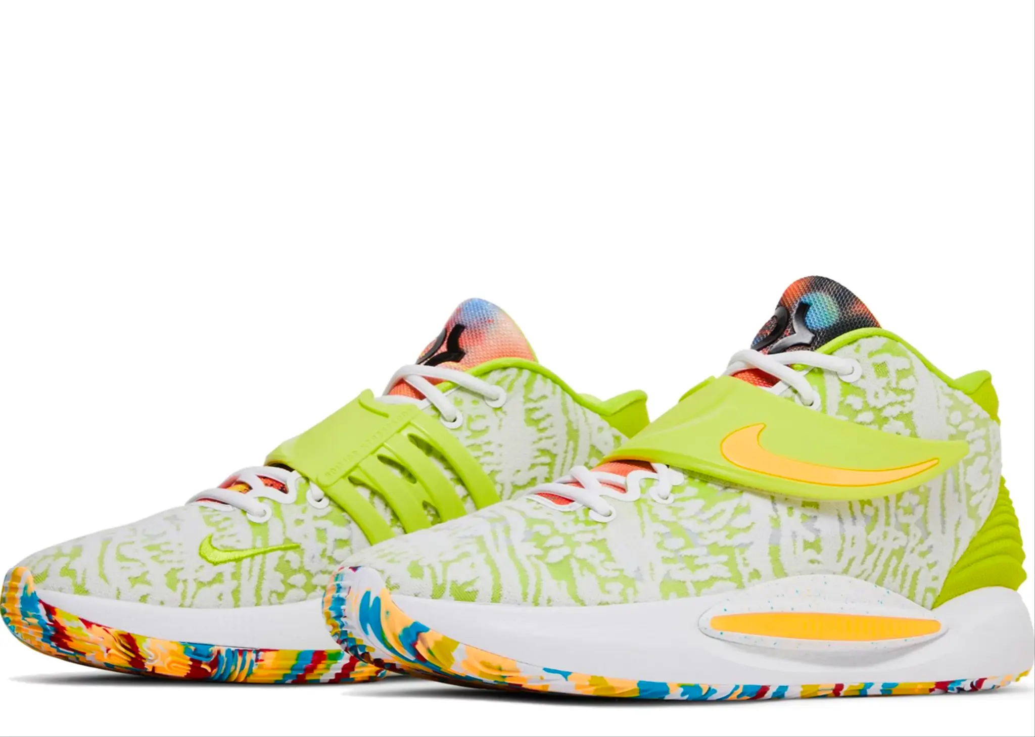 Nike KD 14 White Lime Green - photo 2