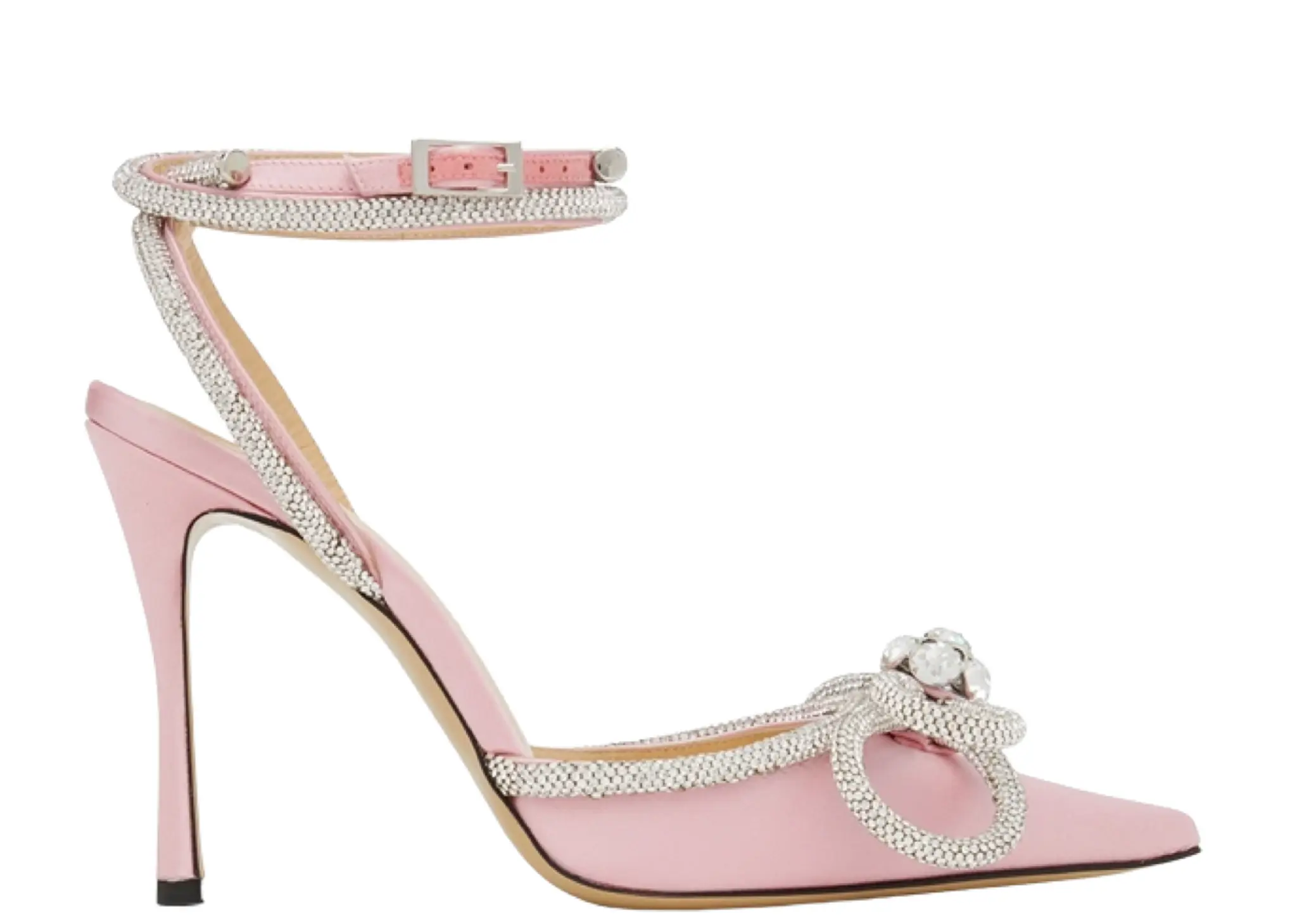 Mach & Mach Double Bow Silk Heels